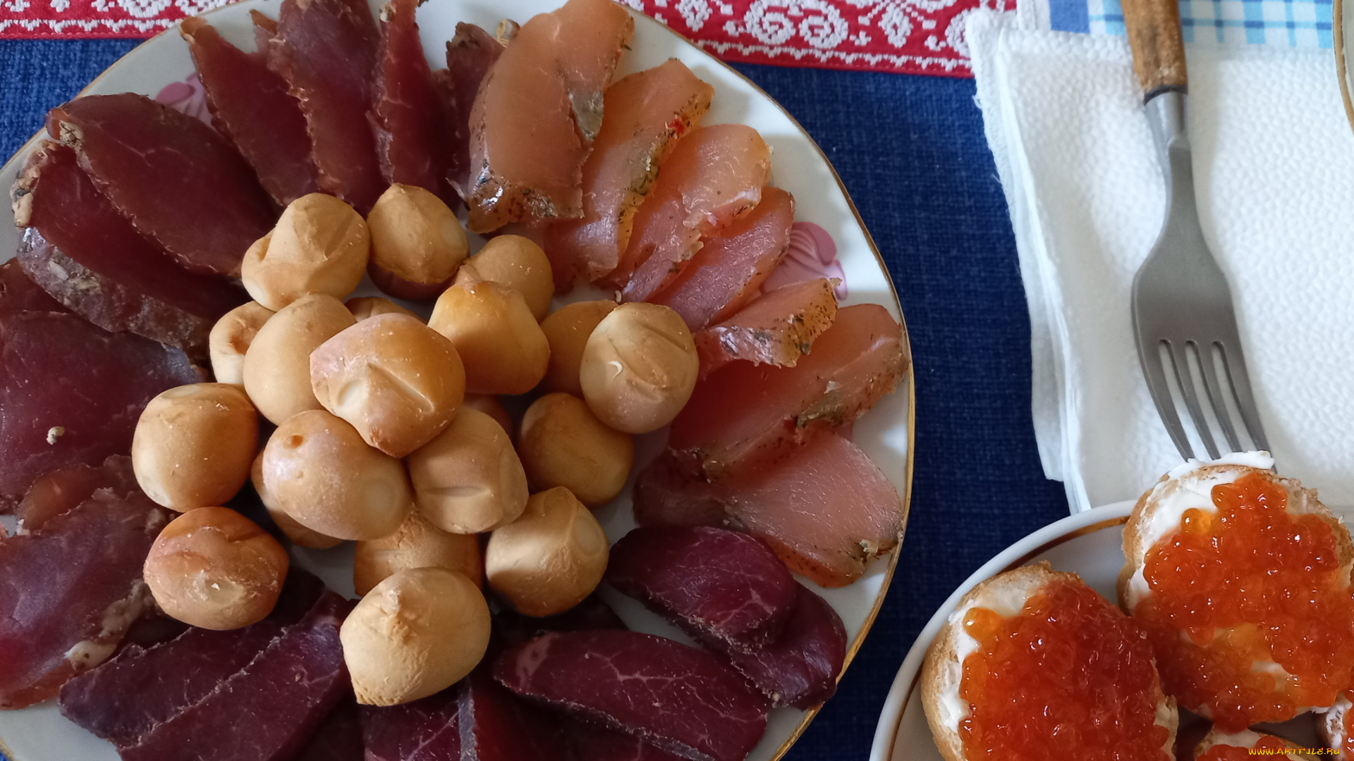 еда, разное, сыр, икра, ветчина, нарезка