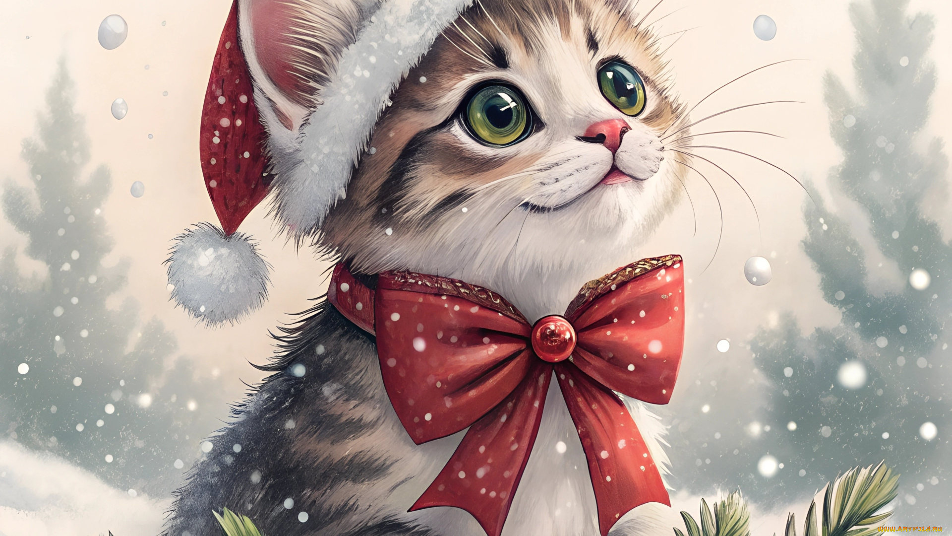 праздничные, -, разное, , новый, год, кот, кошка