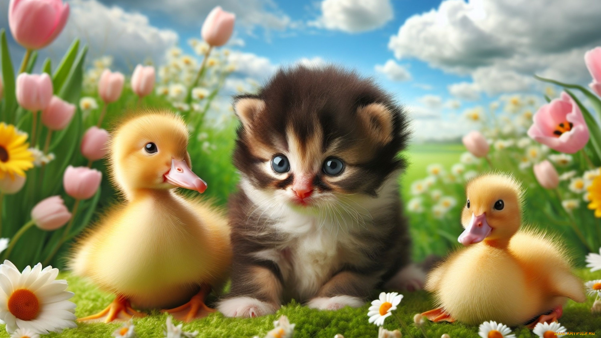 разное, компьютерный, дизайн, кот, кошка