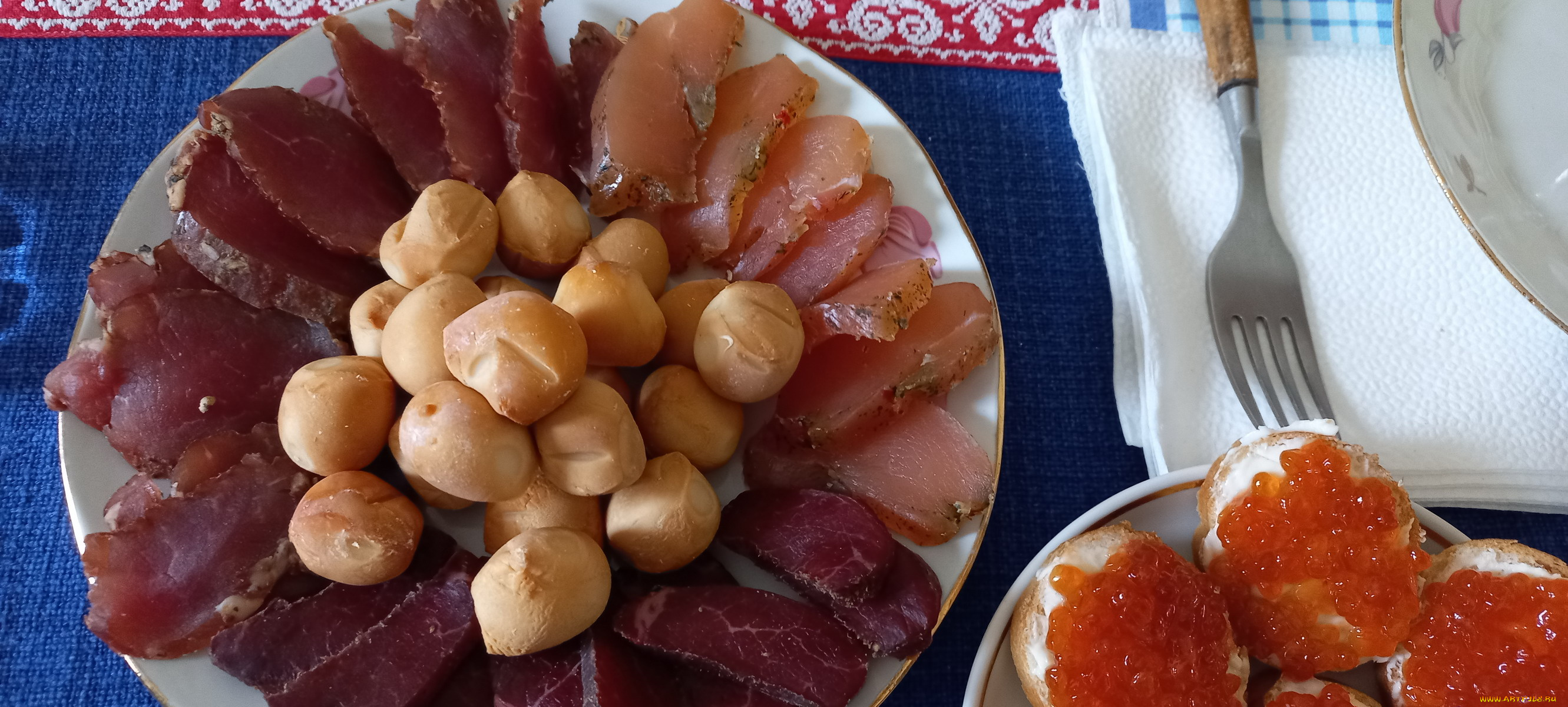 еда, разное, сыр, икра, ветчина, нарезка