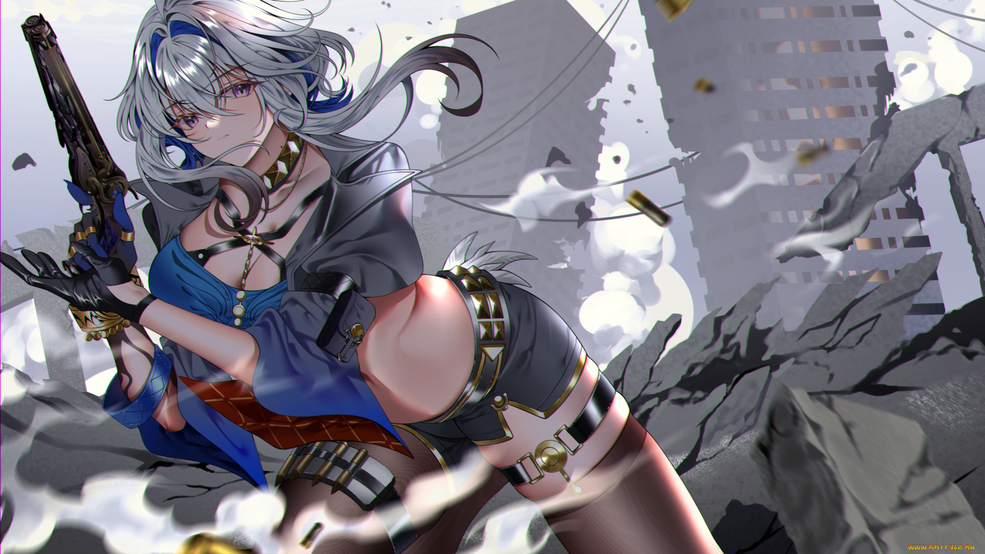 аниме, wuthering, waves, девушка