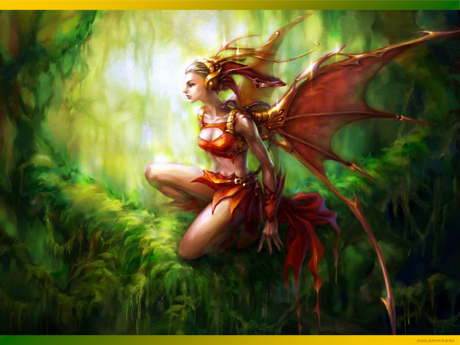 механическая, бабочка, v2, фэнтези, феи