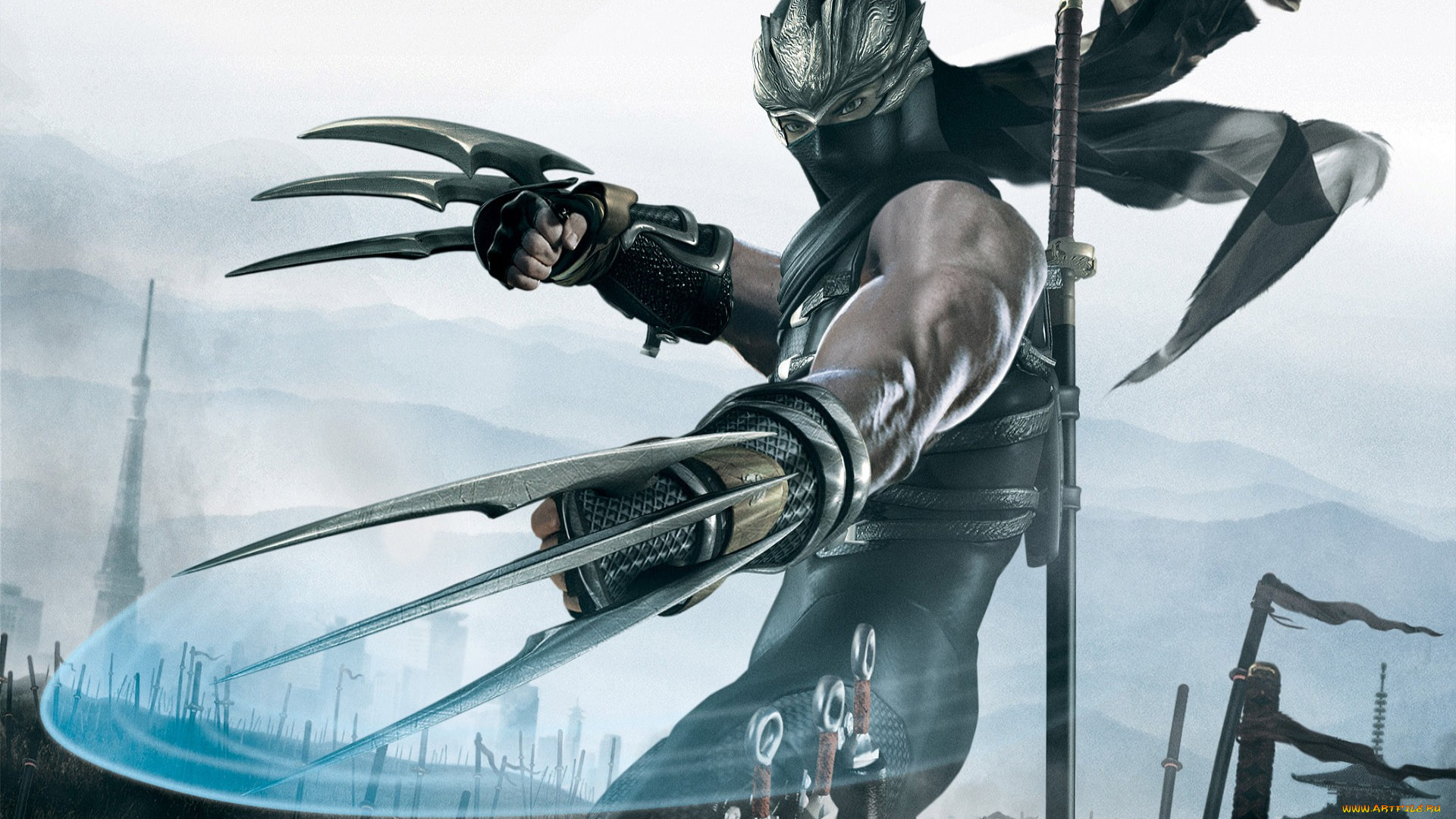 видео, игры, ninja, gaiden, ii