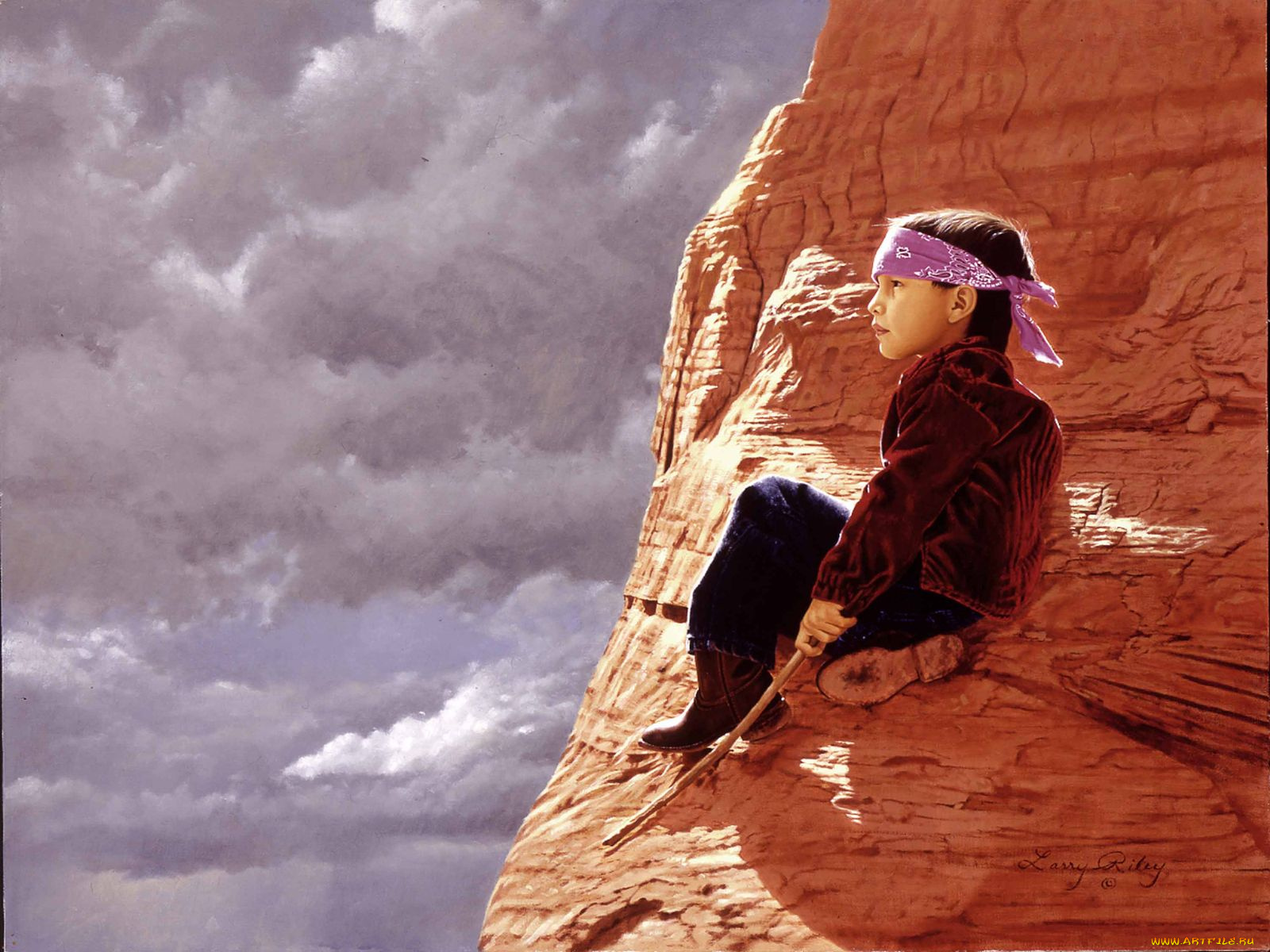 larry, riley, рисованные