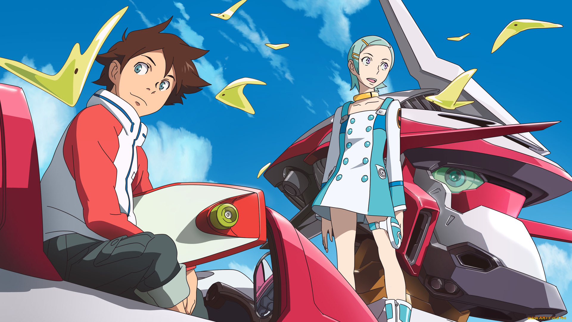 аниме, eureka, seven