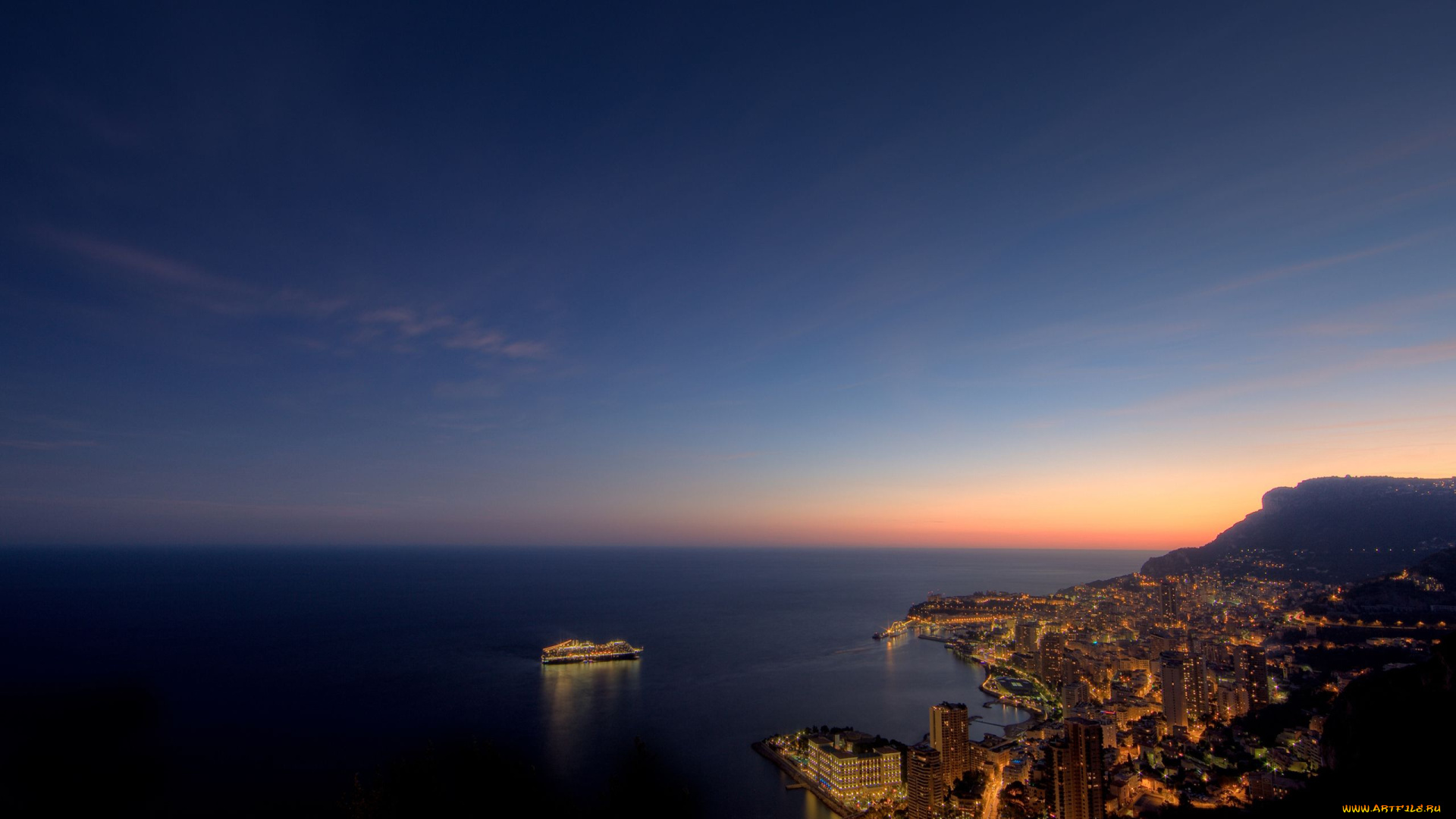 monaco, города, монте, карло, монако