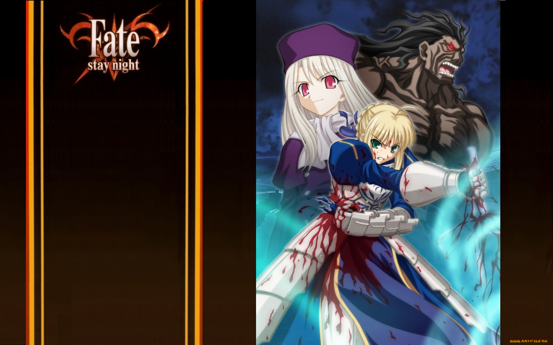 аниме, fate, stay, night