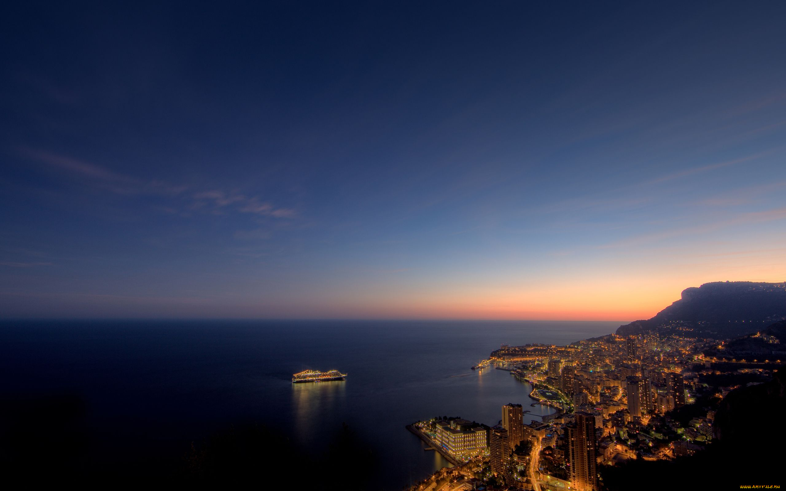 monaco, города, монте, карло, монако