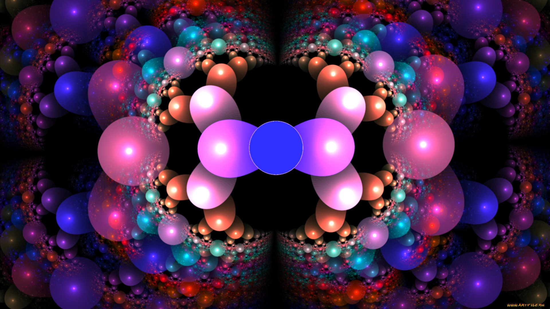 3д, графика, fractal, фракталы, узор, фон