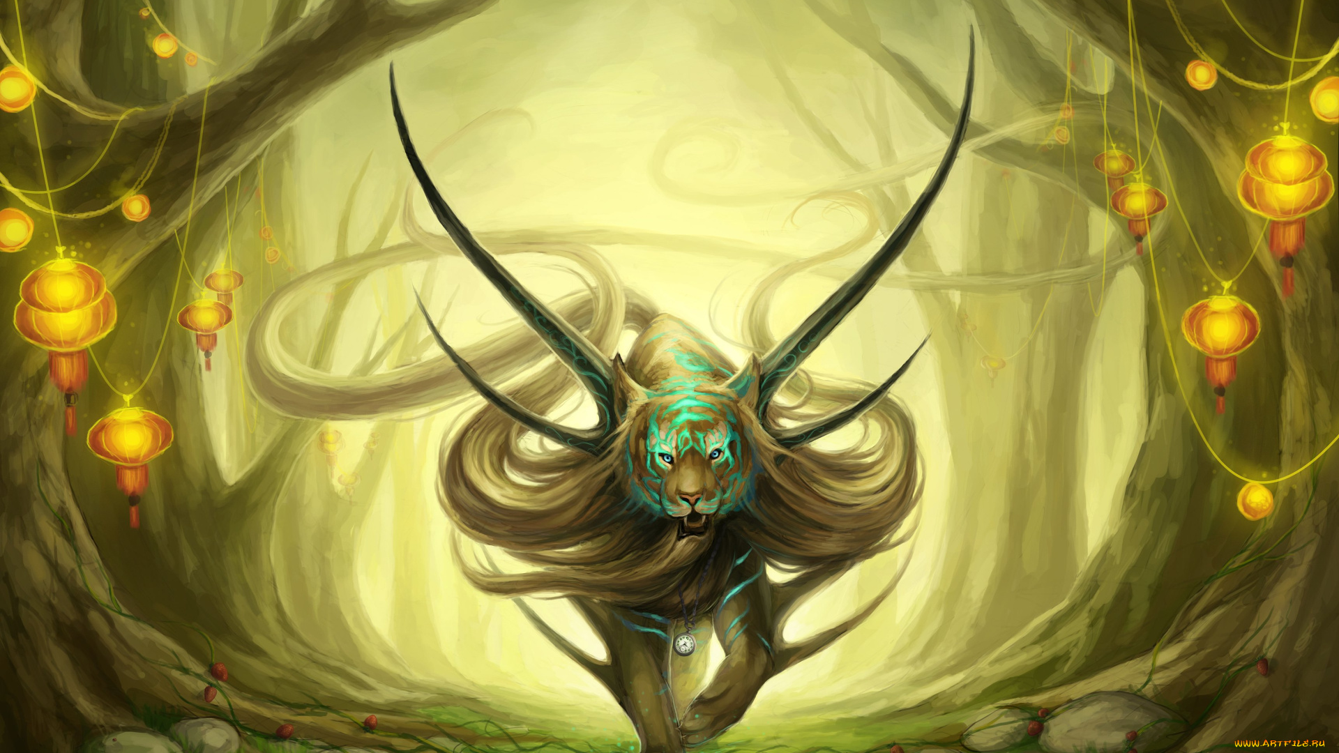 фэнтези, существа, часы