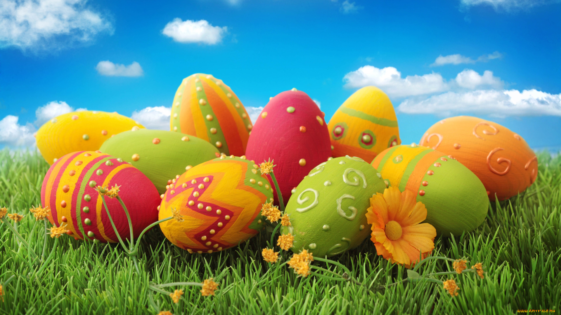 праздничные, пасха, крашенки