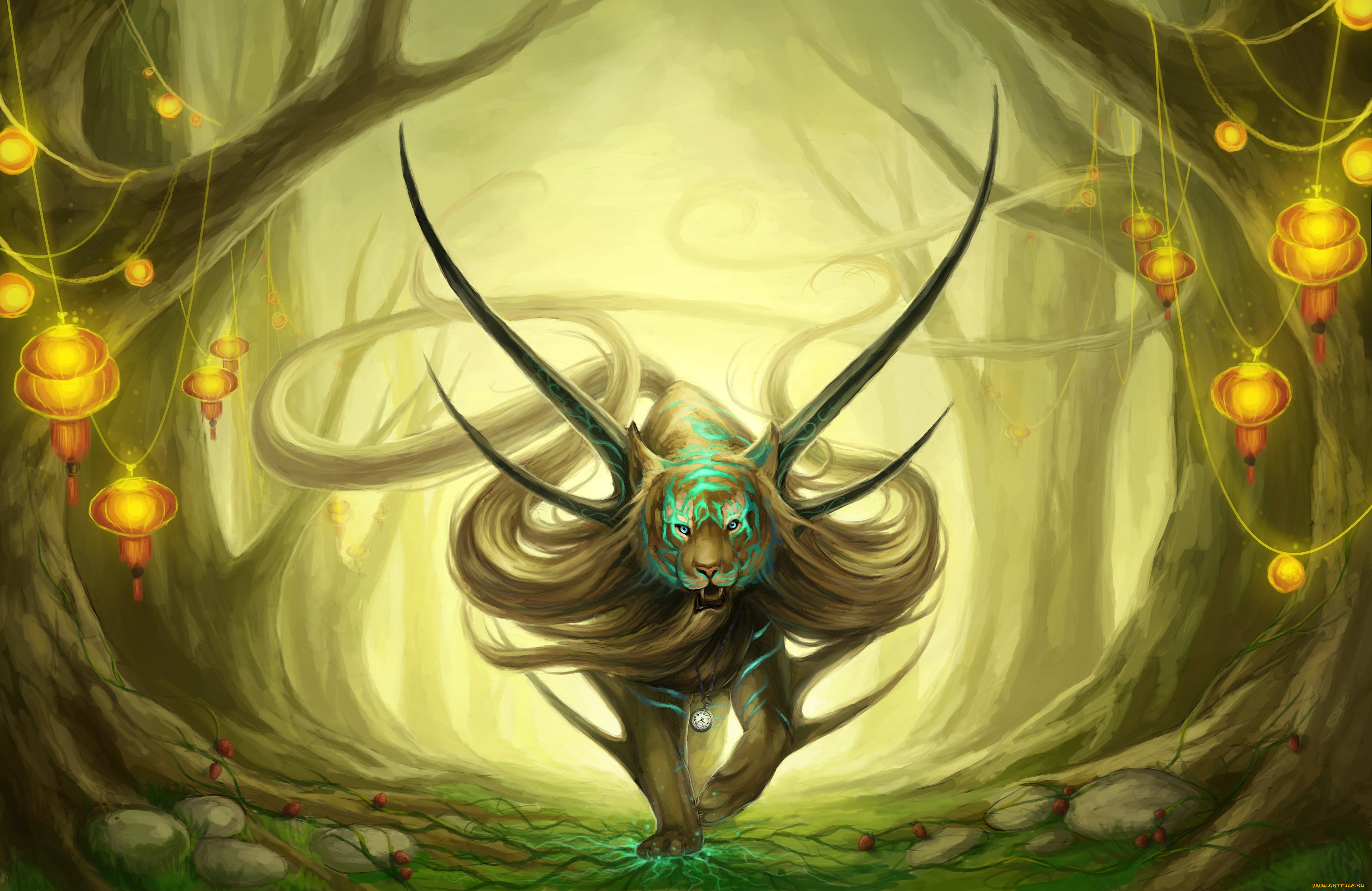 фэнтези, существа, часы