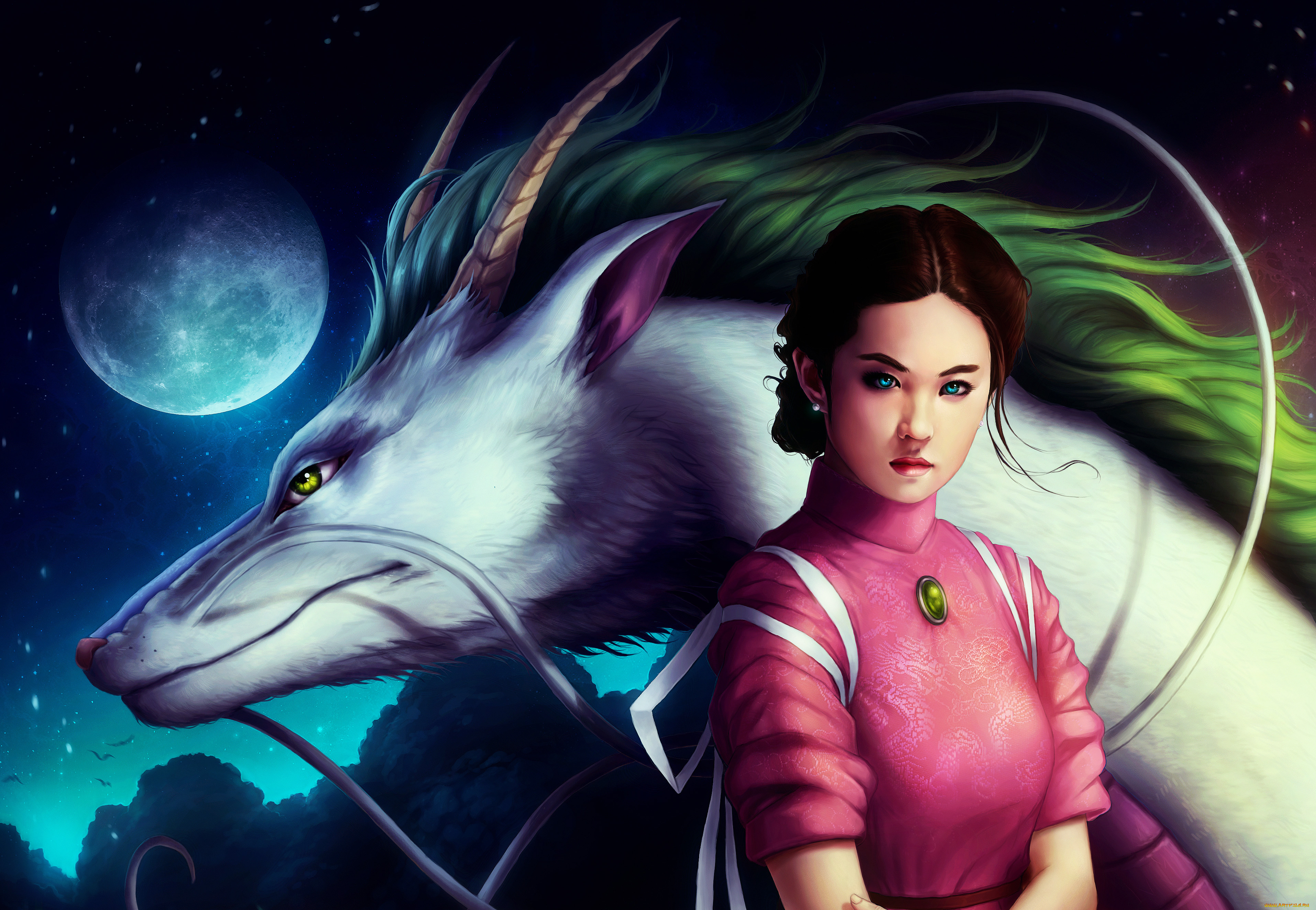 фэнтези, красавицы, чудовища, планета, усы