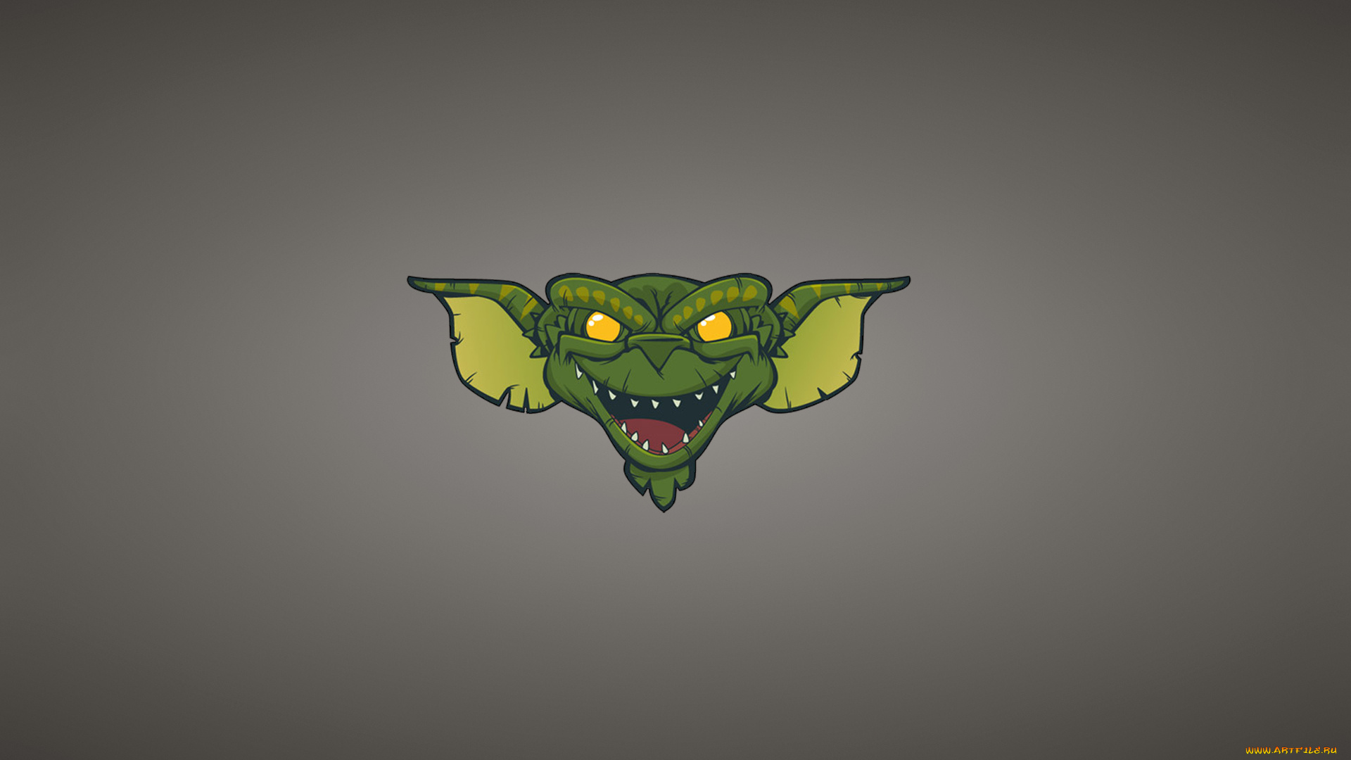 гремлины, рисованные, минимализм, gremlins, голова, уши