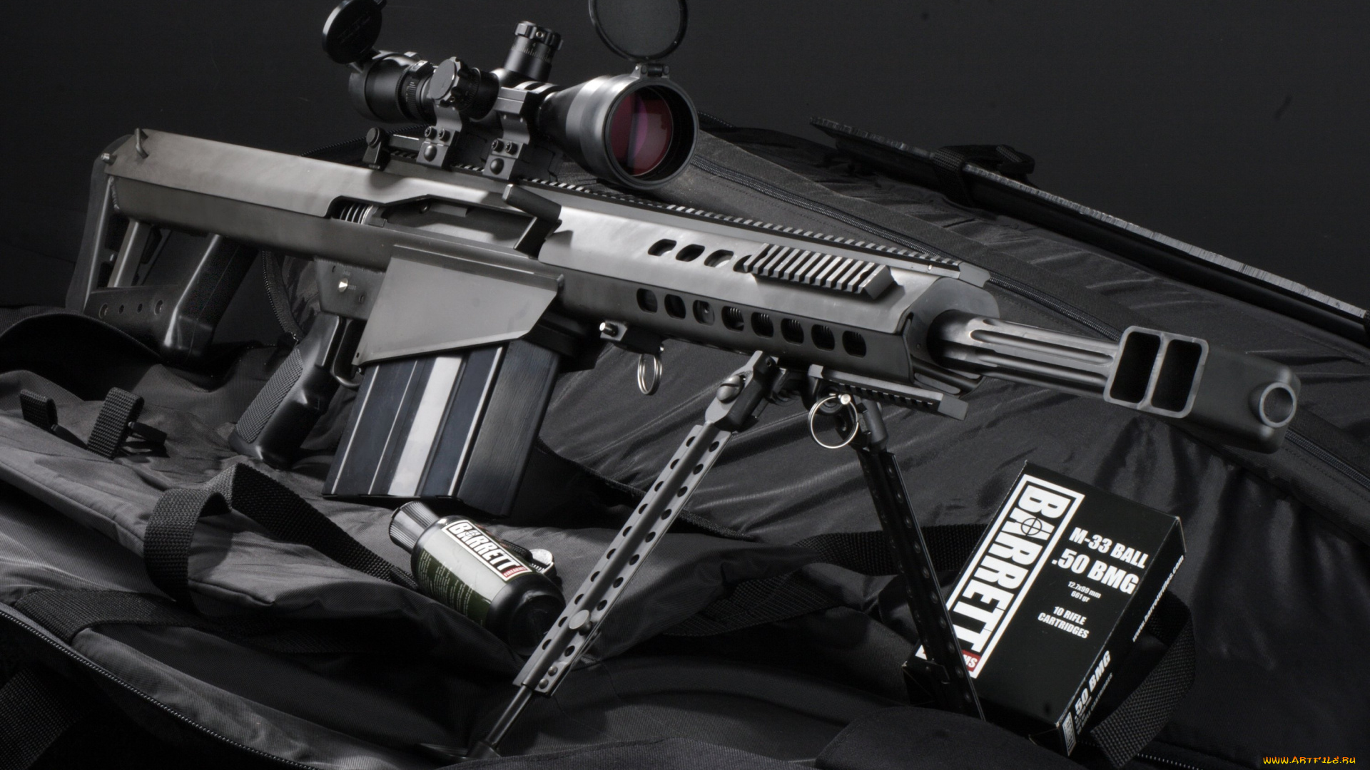 оружие, винтовки, с, прицеломприцелы, rifle