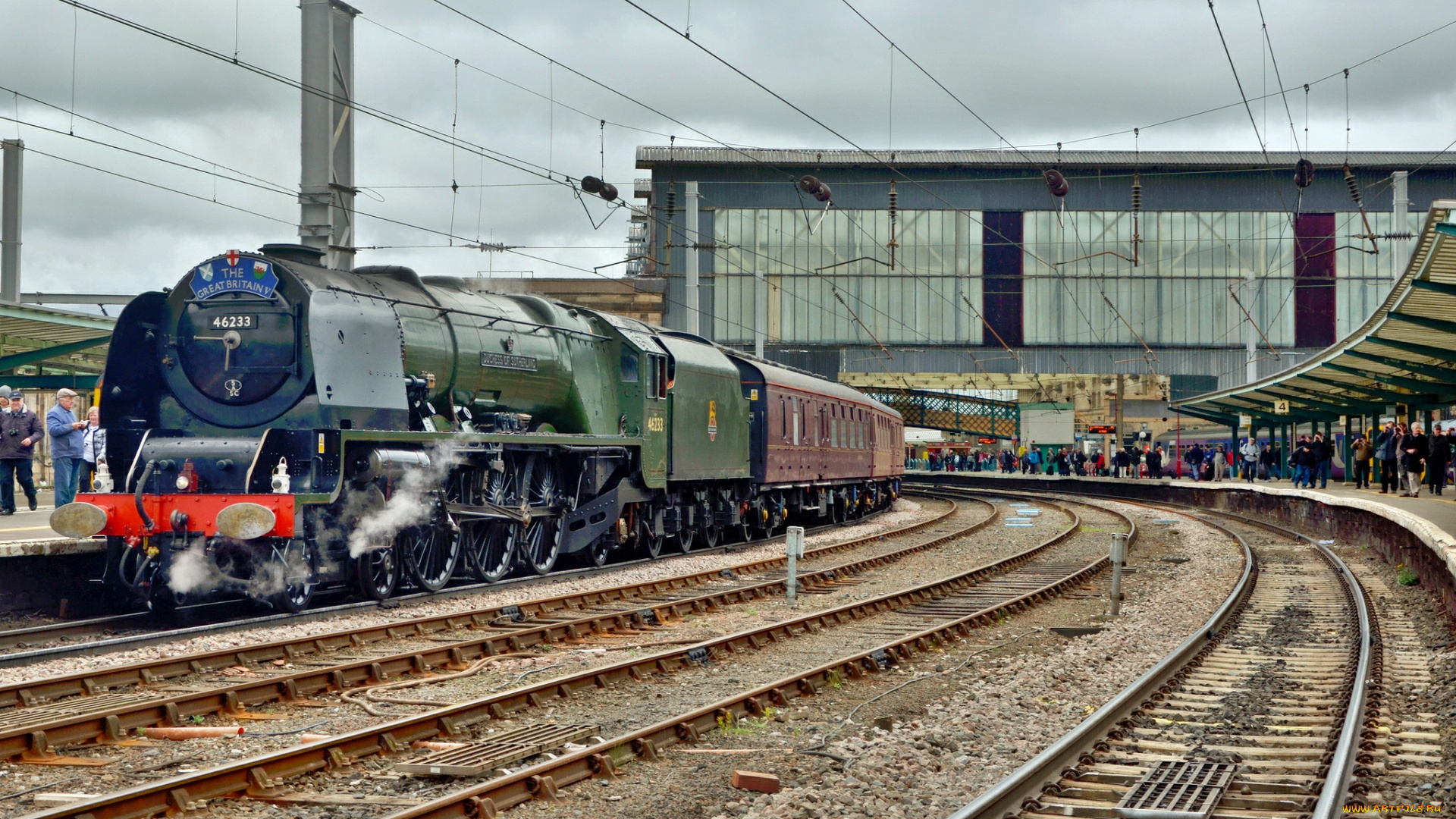 техника, паровозы, вокзал, перрон, пути, паровоз, поезд