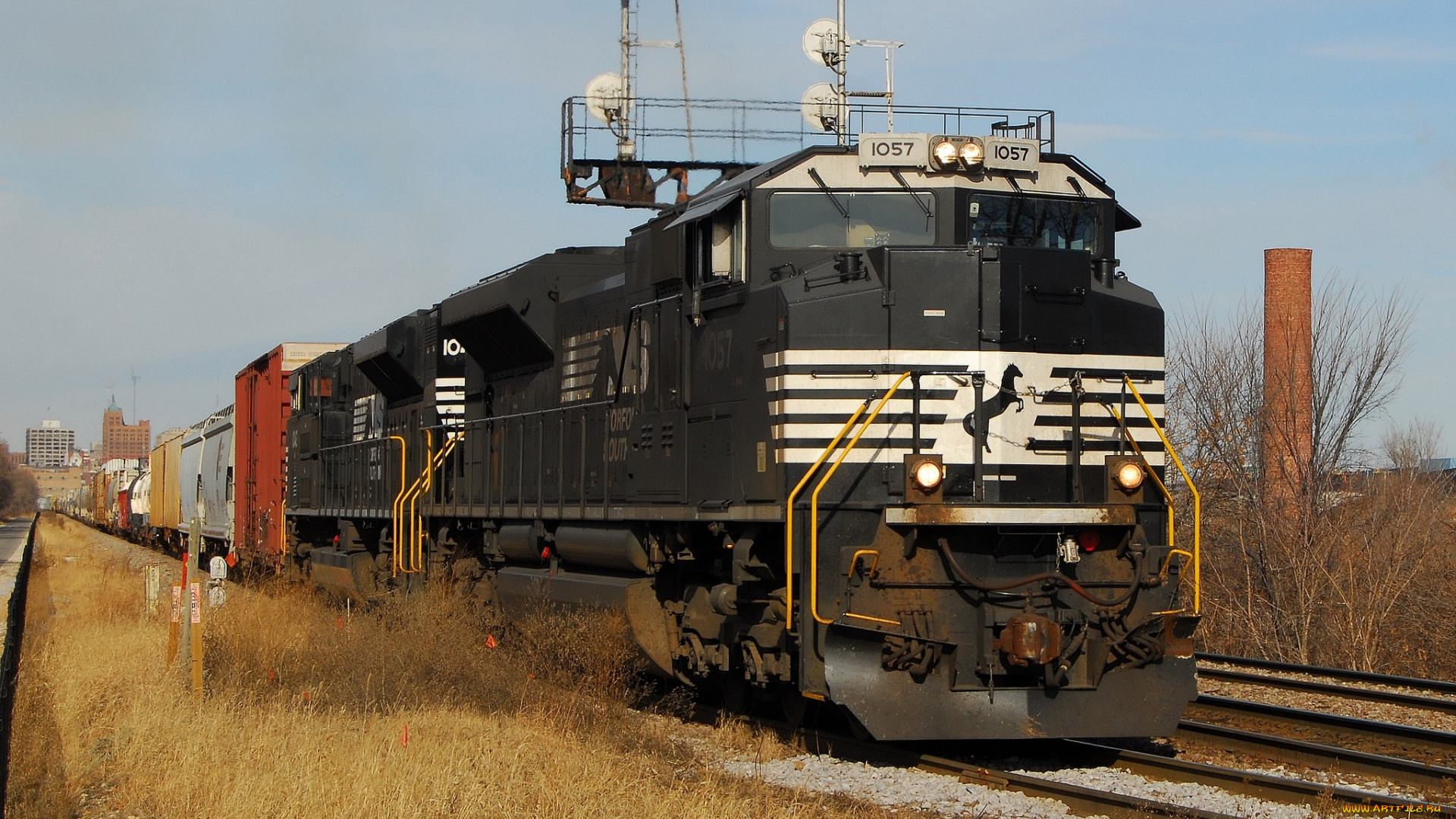 техника, поезда, железная, дорога, рельсы, локомотив, состав