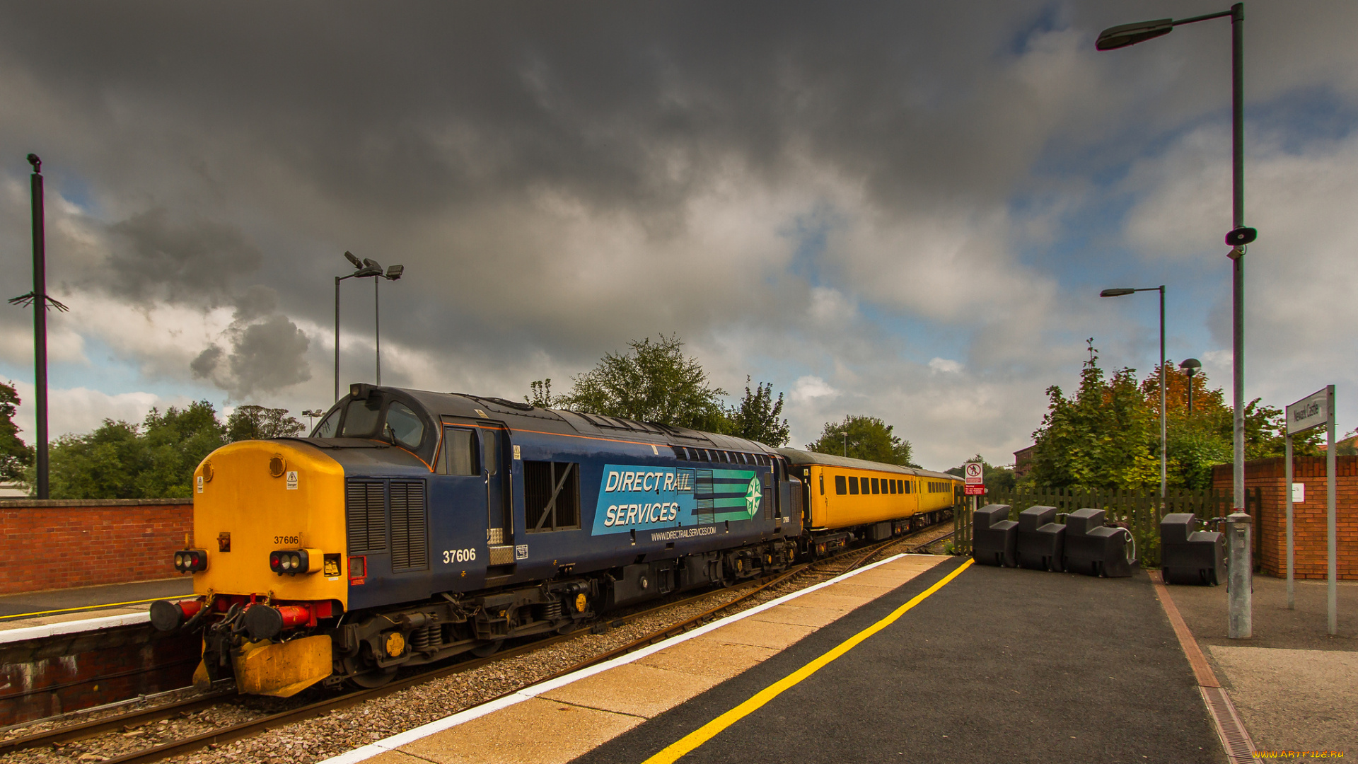 техника, поезда, железная, дорога, рельсы, локомотив, состав