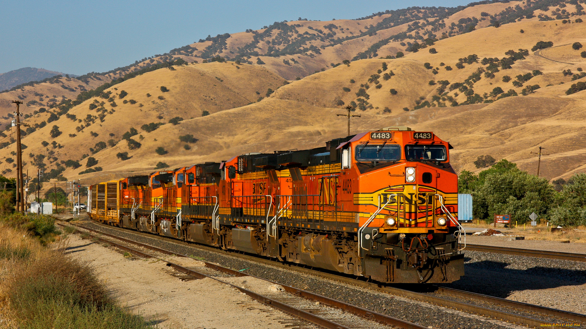 техника, поезда, железная, дорога, рельсы, локомотив, состав