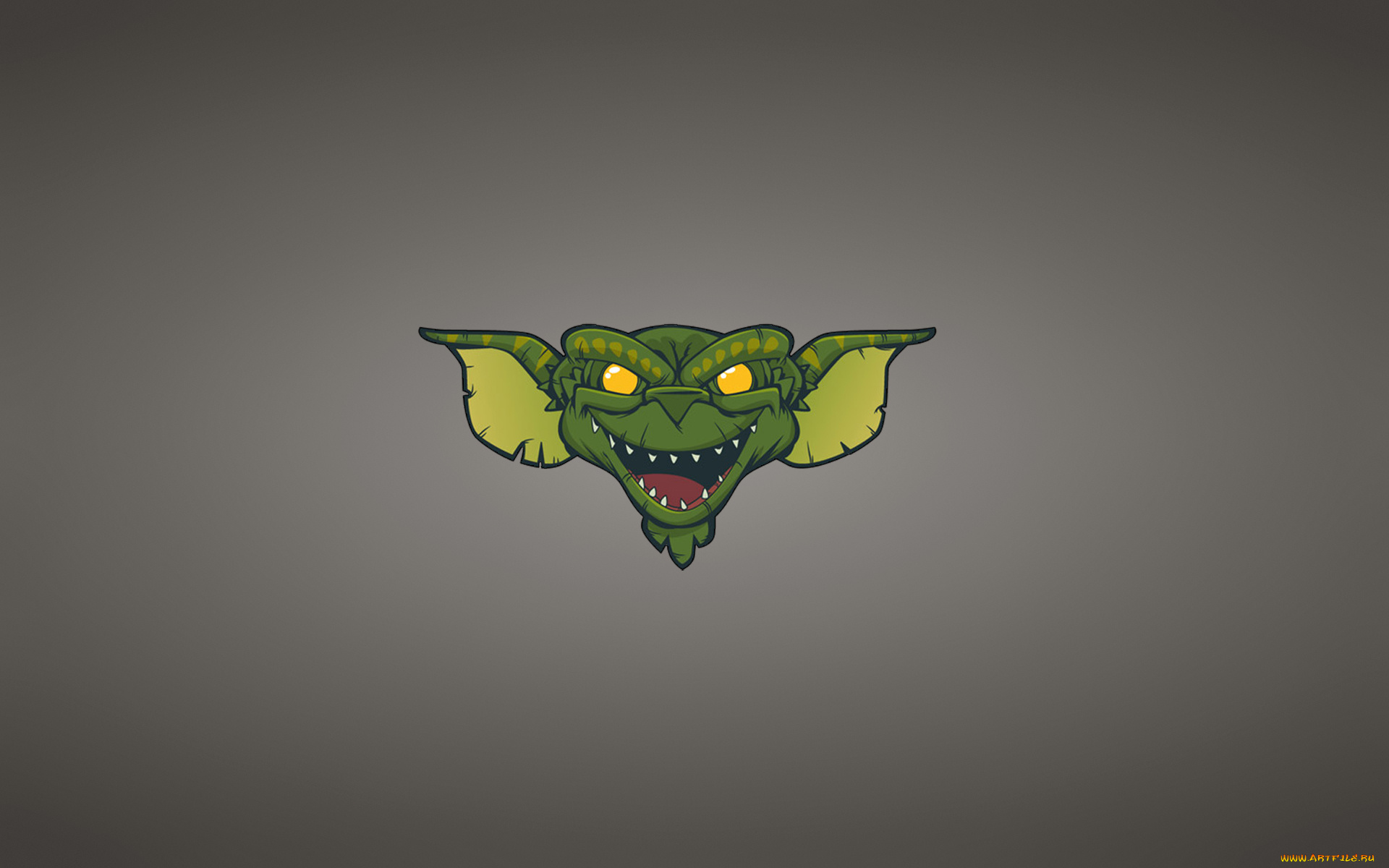 гремлины, рисованные, минимализм, gremlins, голова, уши