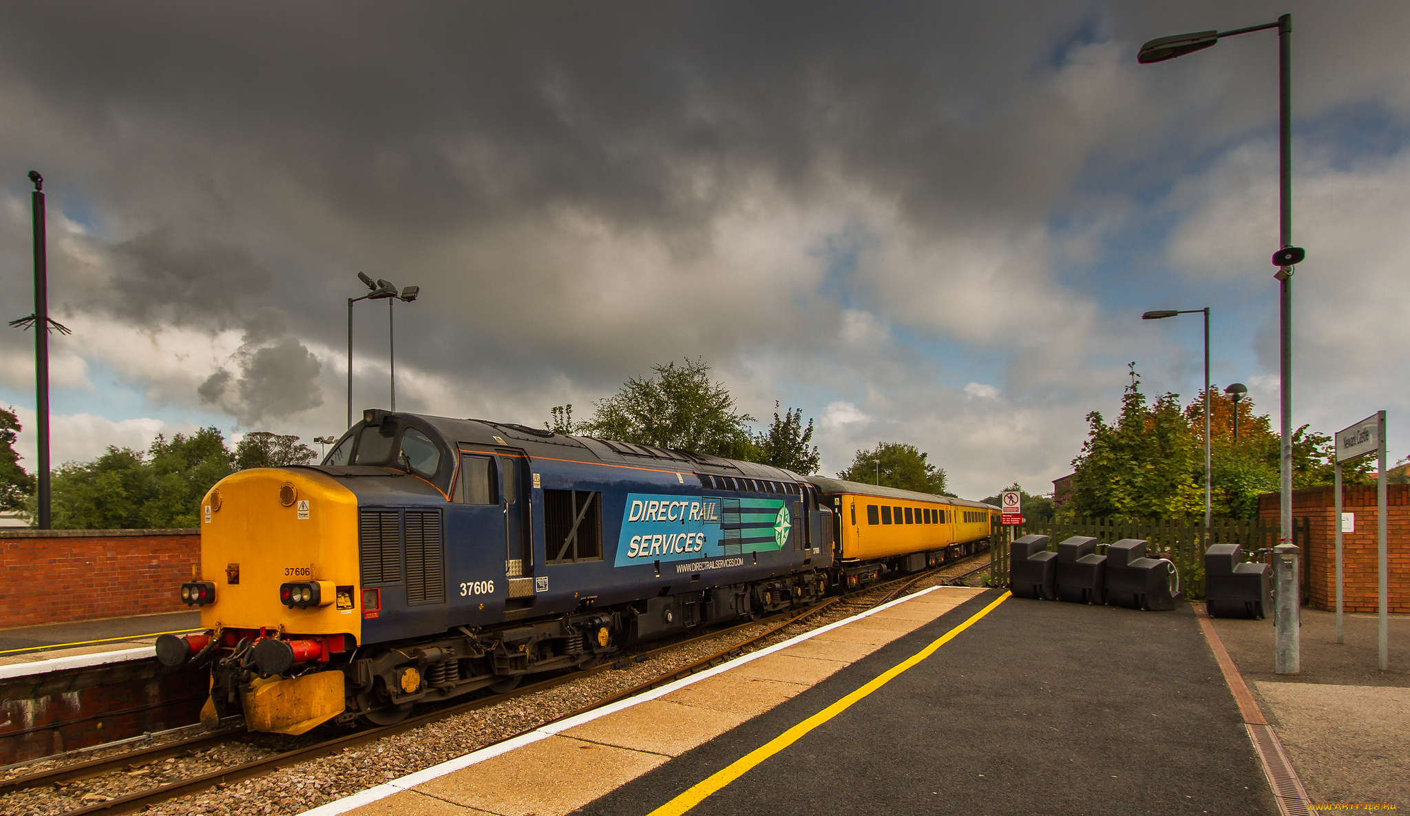 техника, поезда, железная, дорога, рельсы, локомотив, состав