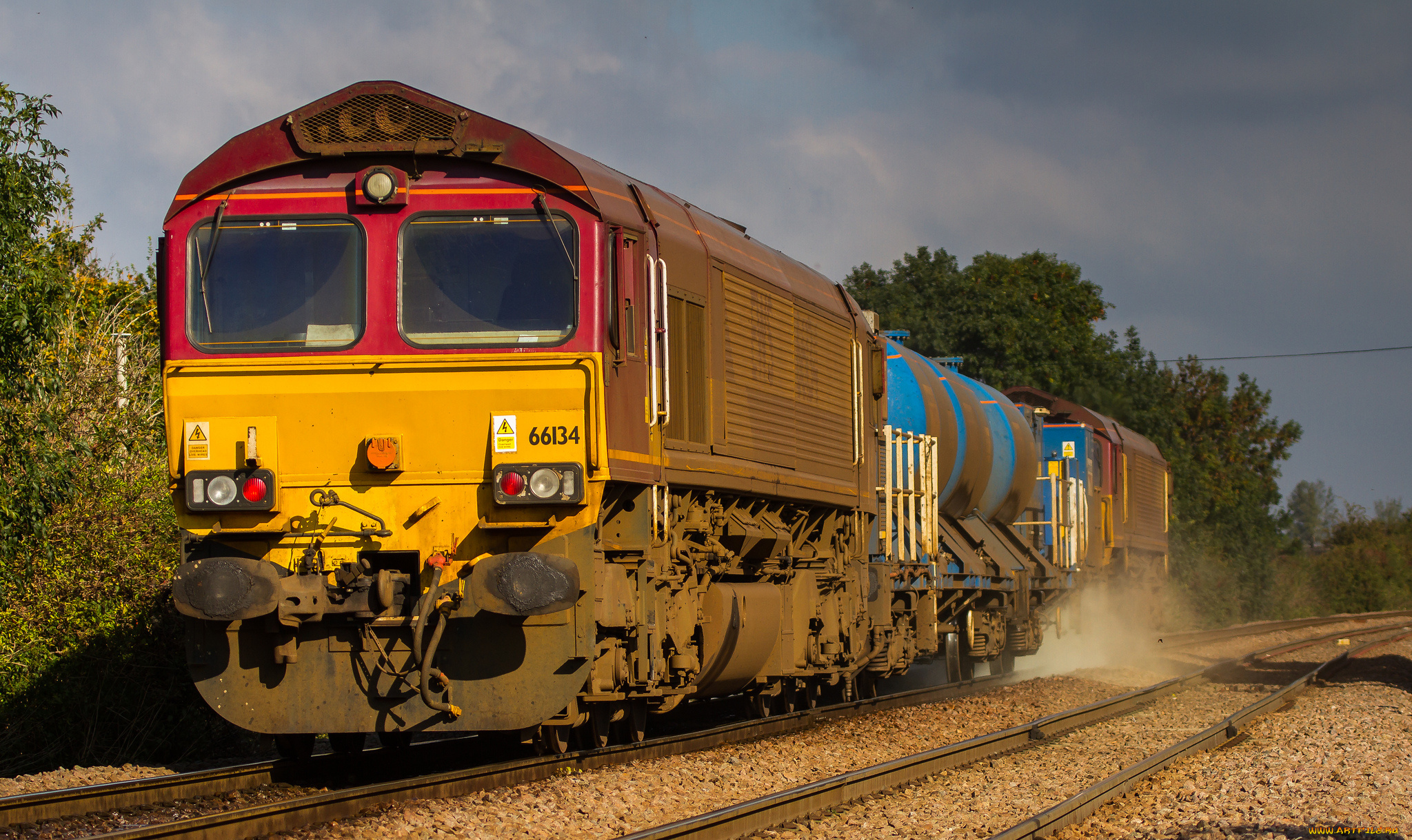 техника, поезда, железная, дорога, рельсы, локомотив, состав