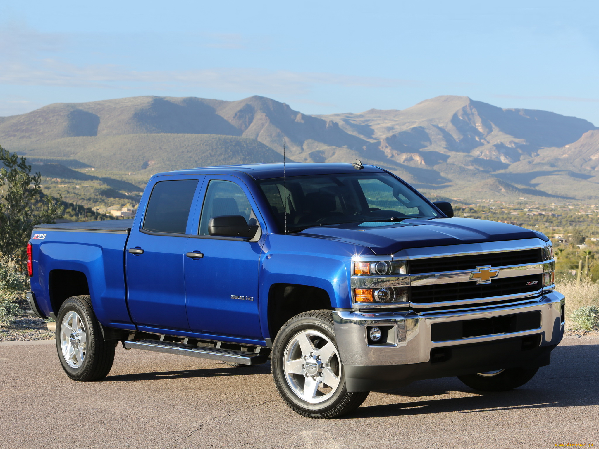 автомобили, chevrolet, синий, ltz, z71, 2500, hd, cab, 2014, silverado, crew