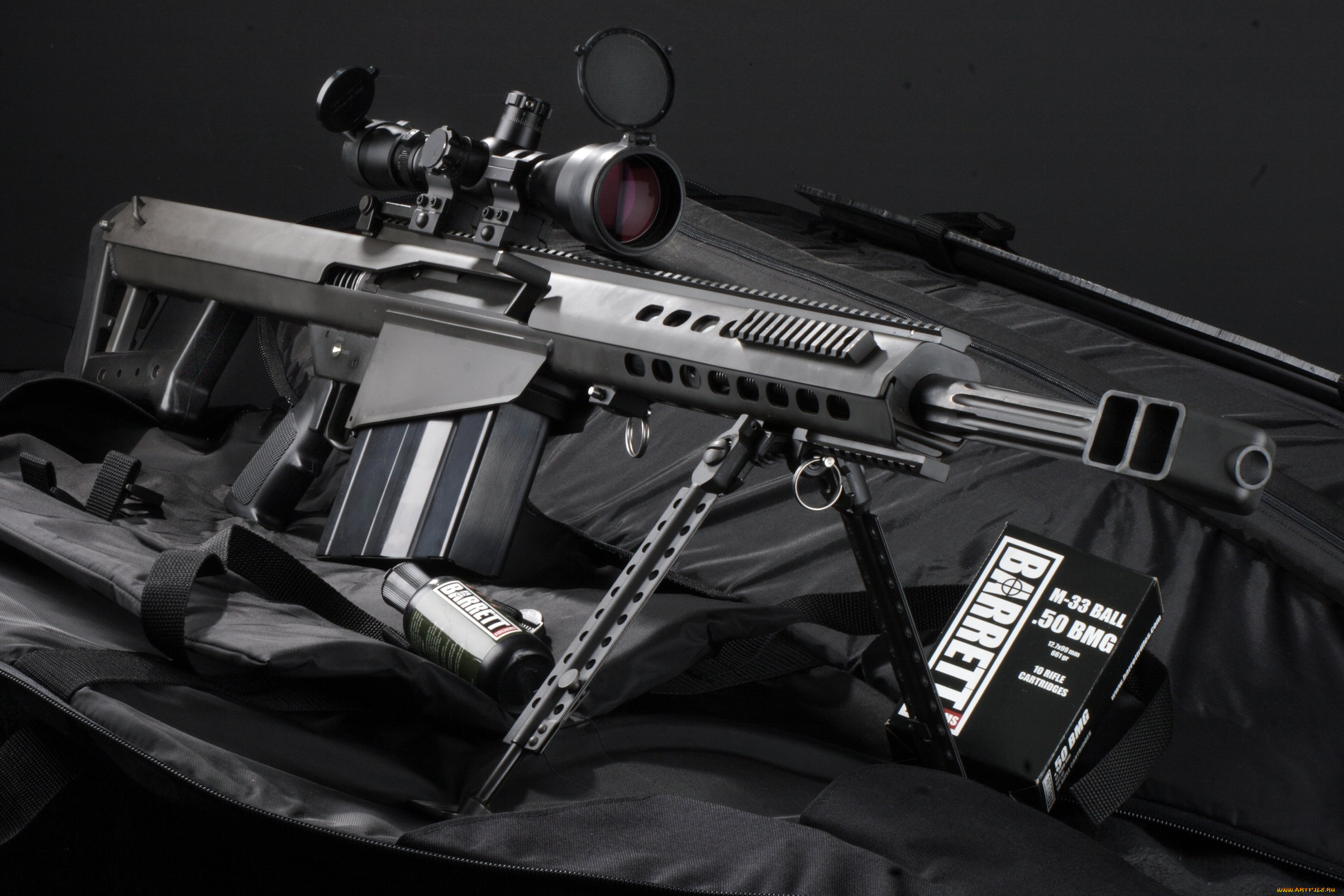 оружие, винтовки, с, прицеломприцелы, rifle