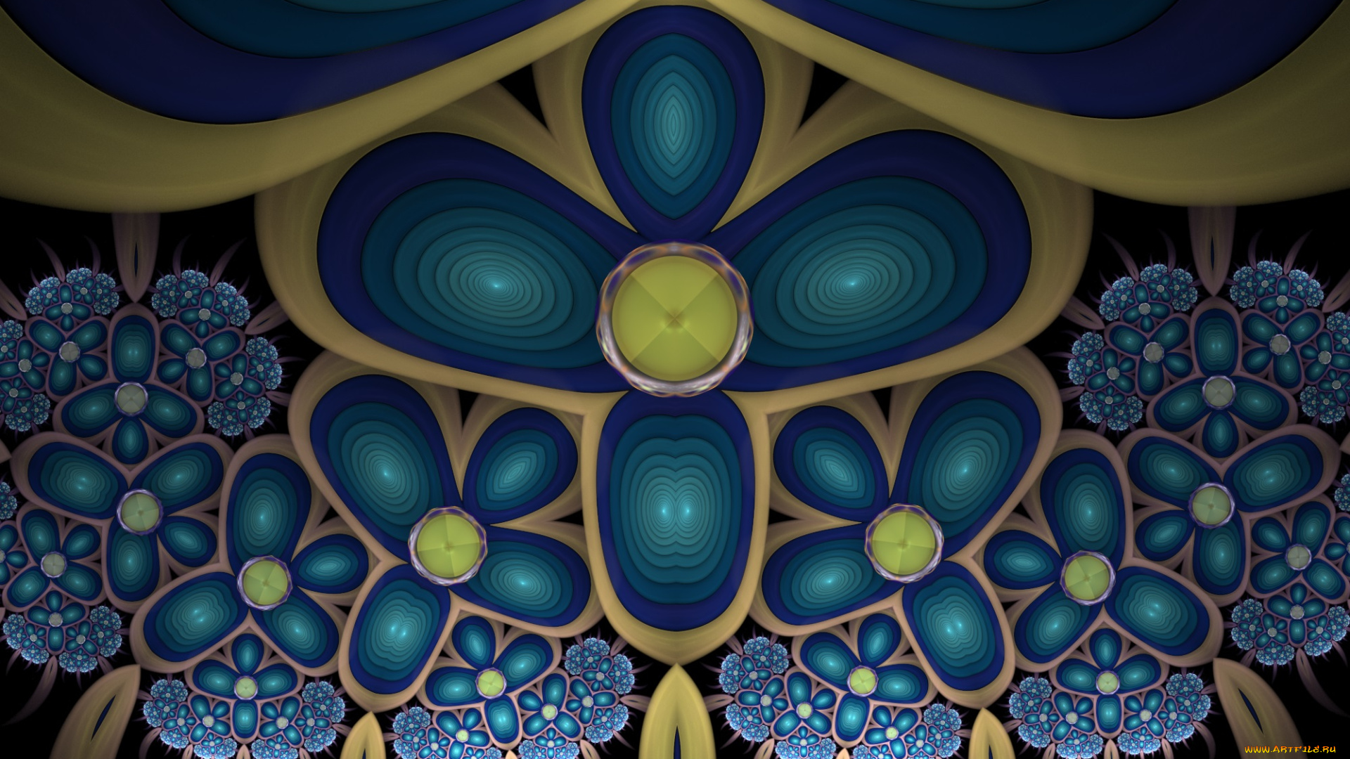 3д, графика, фракталы, , fractal, узор, фон, цвета