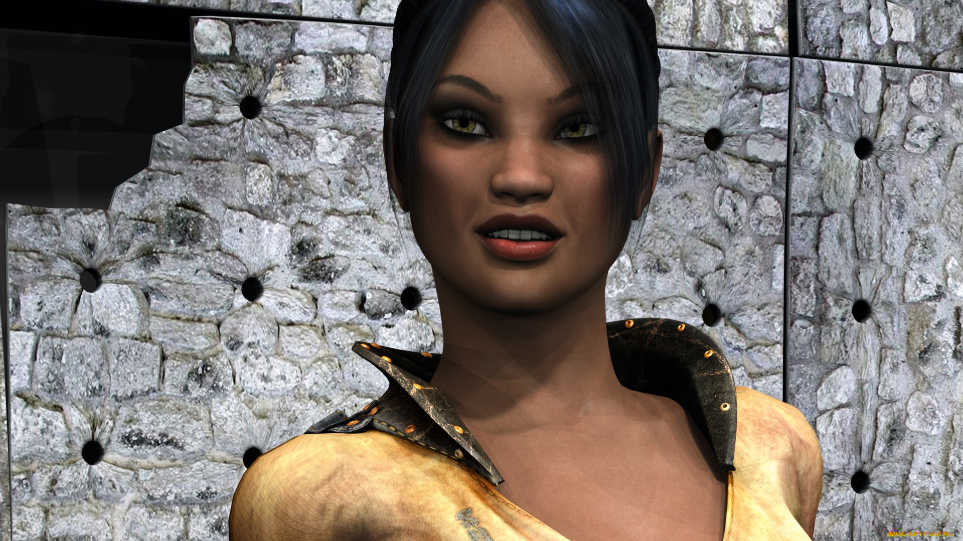 3д, графика, люди, , people, фон, взгляд, девушка