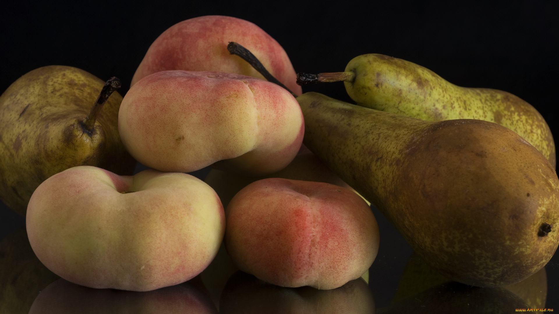 еда, фрукты, , ягоды, груши, нектарины