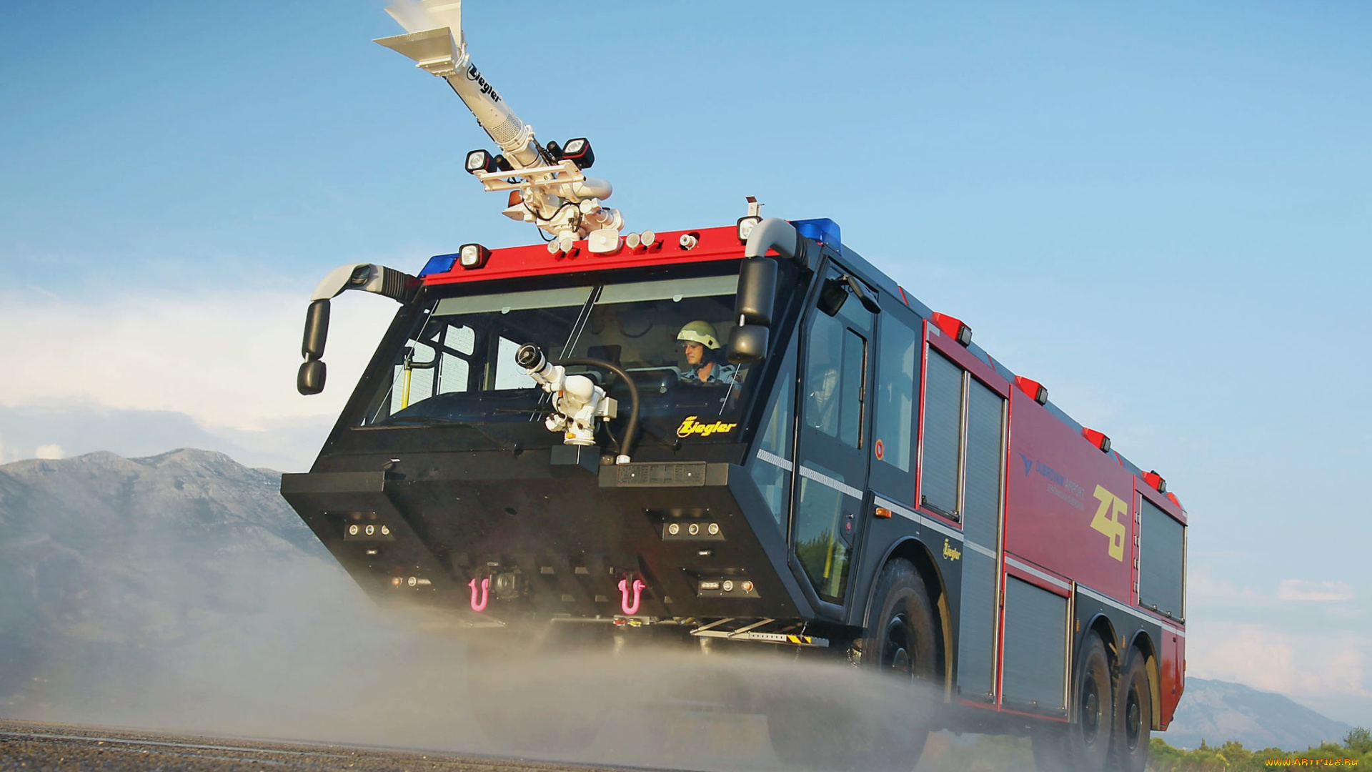 автомобили, пожарные, машины, ziegler, z6, advancer, flf, 2014г