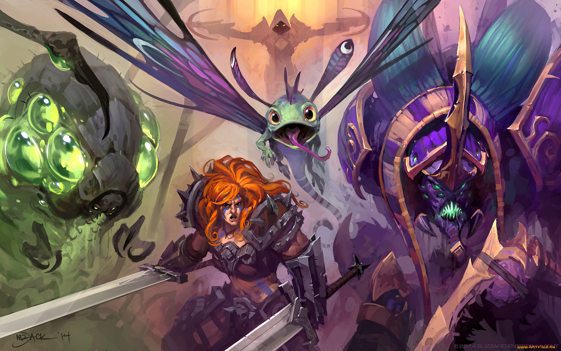 видео, игры, heroes, of, the, storm, персонаж