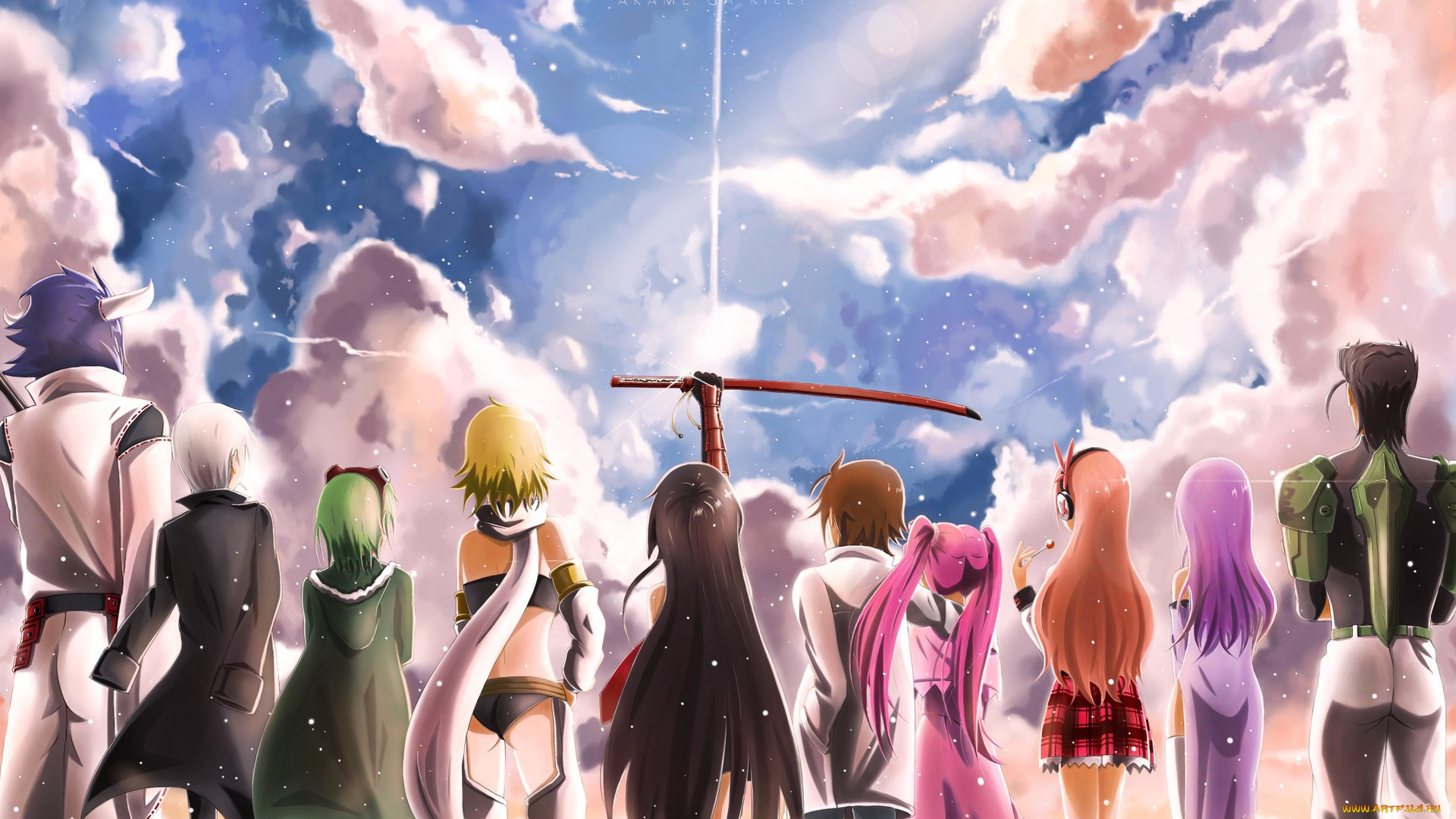 аниме, akame, ga, kill, akame, ga, kill