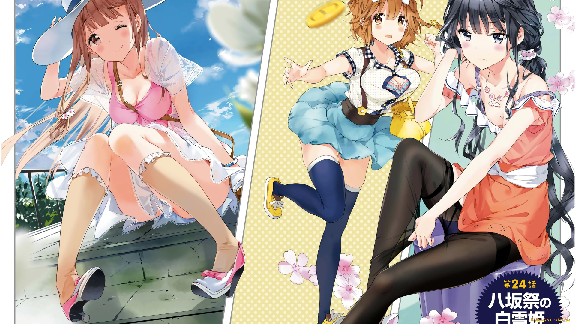 аниме, masamune-kun, no, revenge, девушки