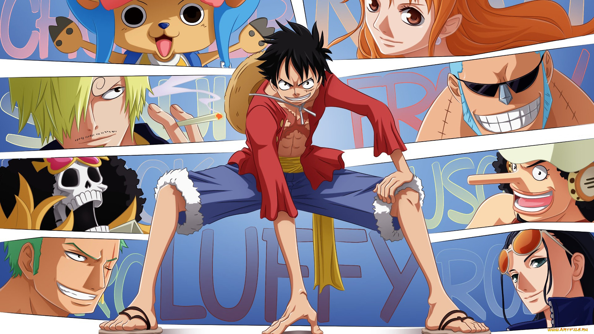 аниме, one, piece, персонажи