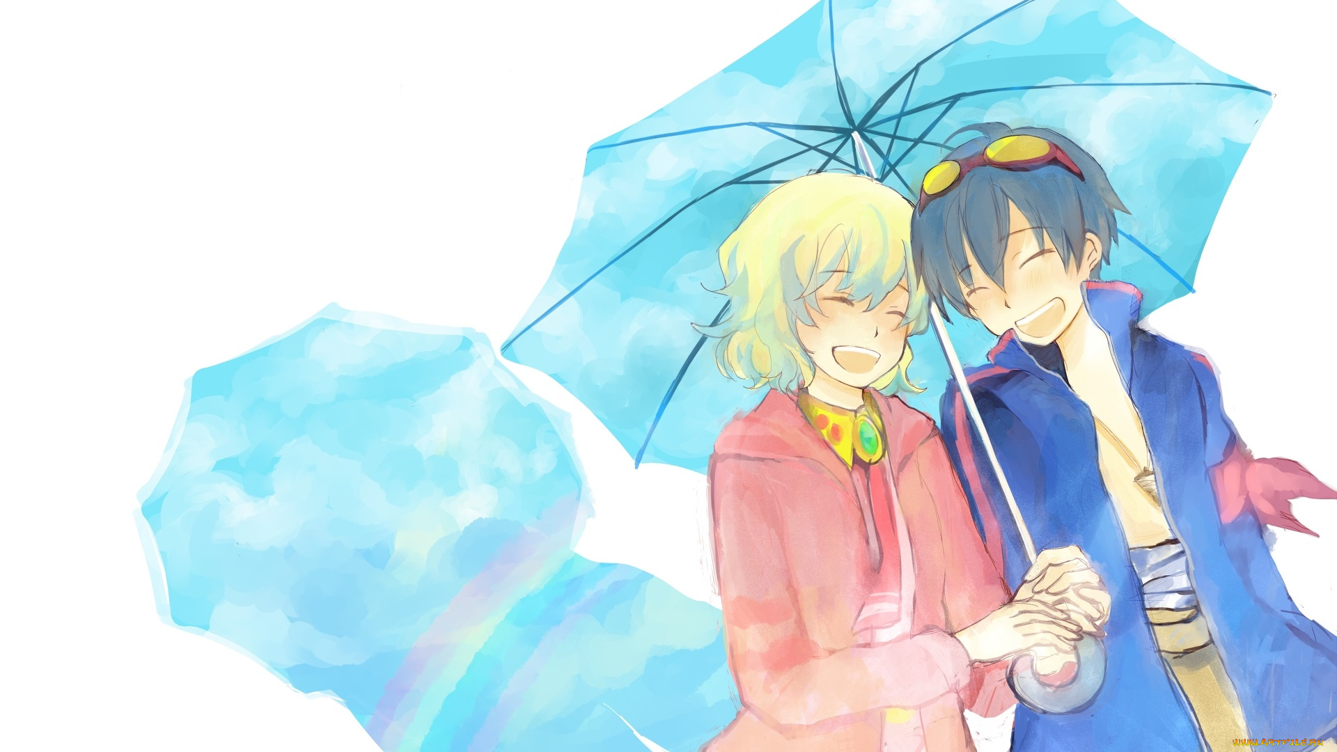 аниме, tengen, toppa, gurren-lagann, ния, симон