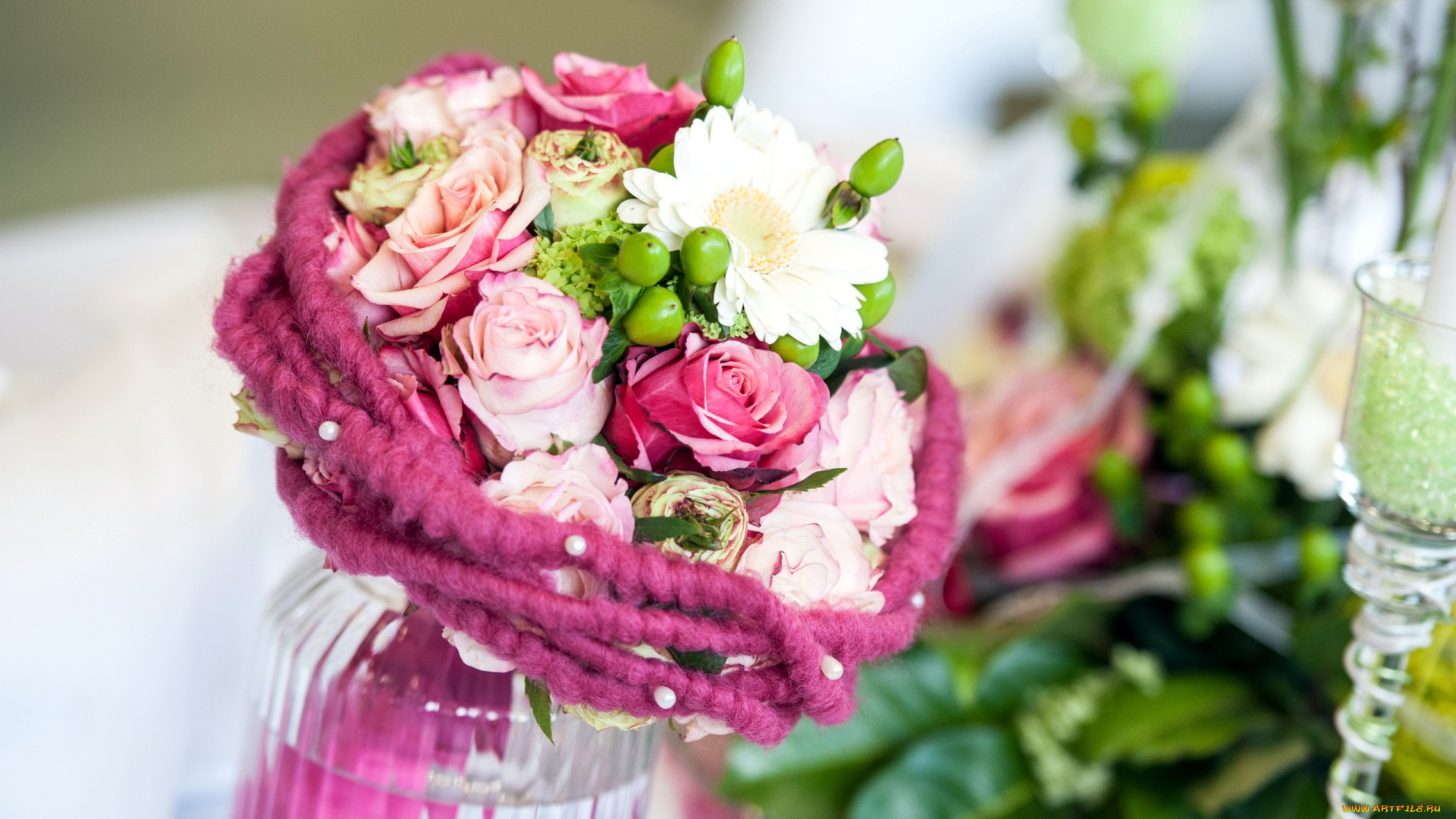 цветы, букеты, , композиции, герберы, розы