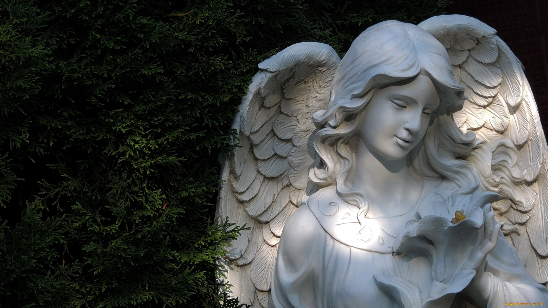 разное, садовые, и, парковые, скульптуры, ангел