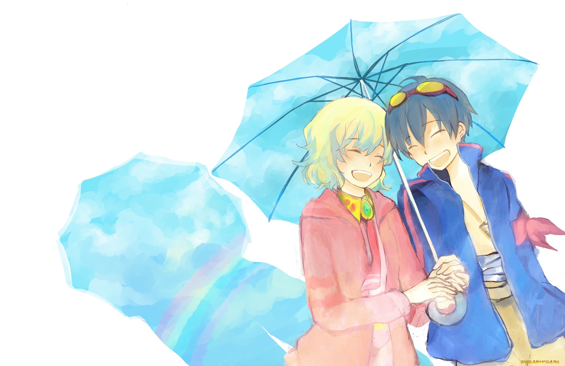 аниме, tengen, toppa, gurren-lagann, ния, симон