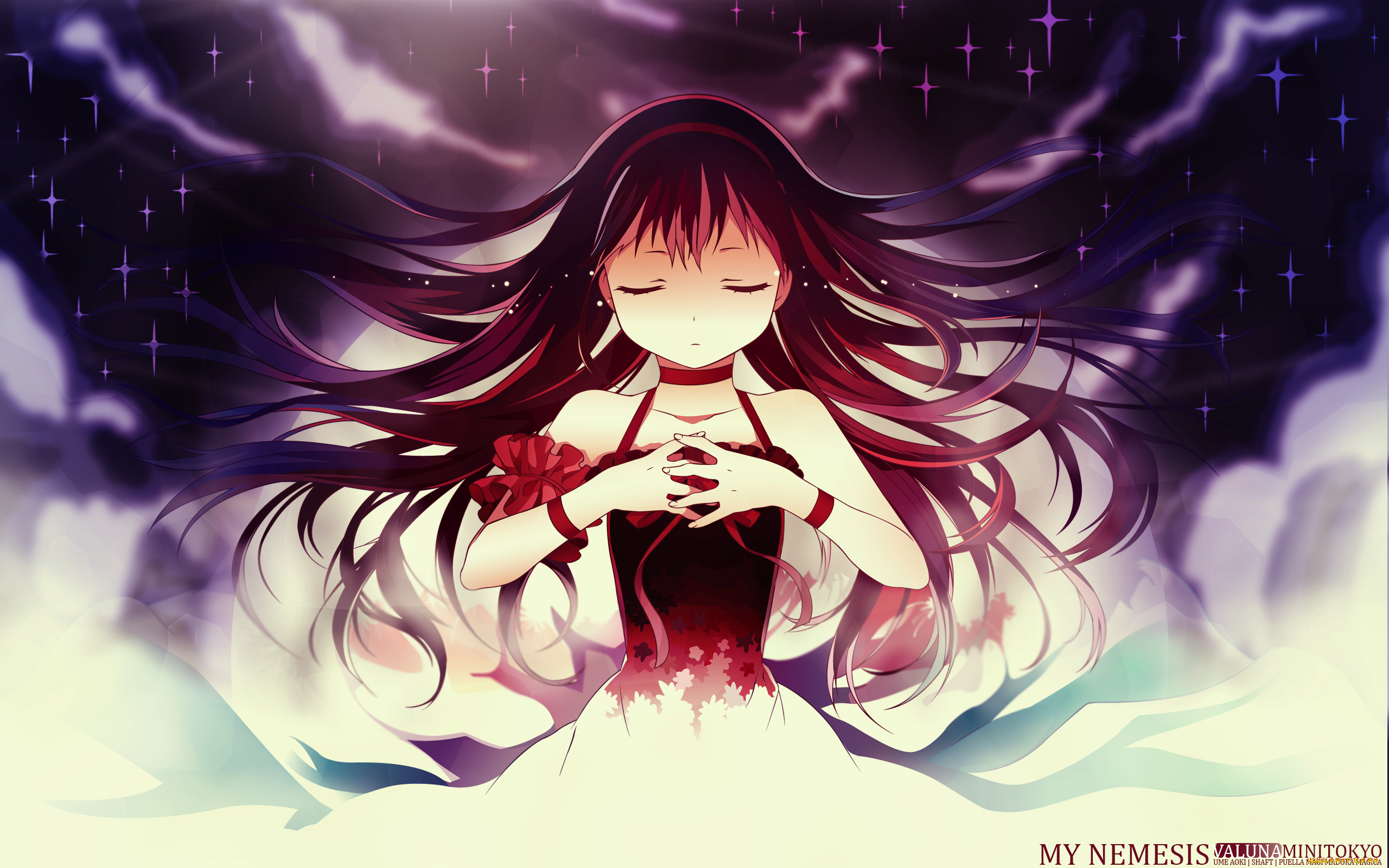 аниме, mahou, shoujo, madoka, magika, akemi, homura