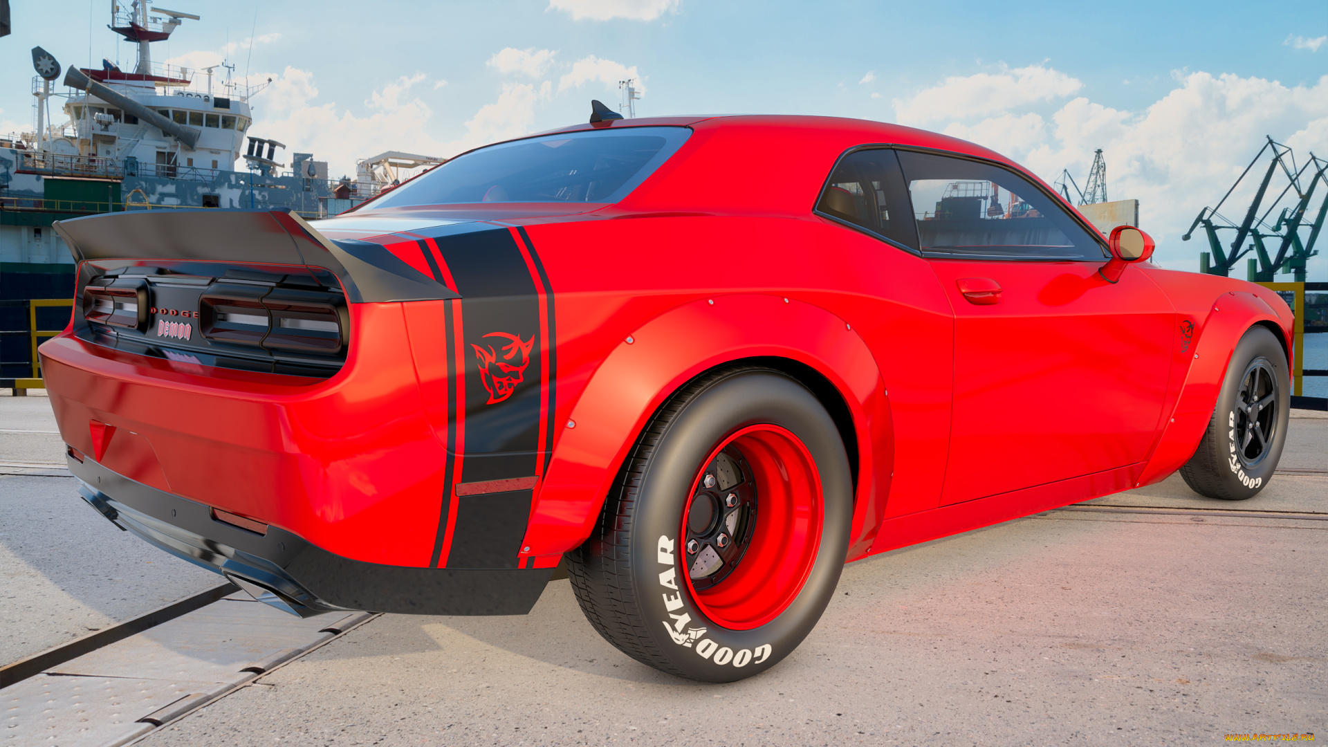 автомобили, 3д, фон, автомобиль