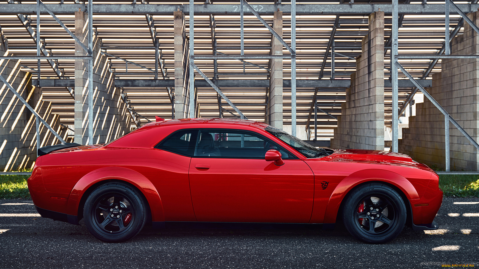 dodge, challenger, srt, demon, 2018, автомобили, dodge, demon, srt, challenger, red, 2018