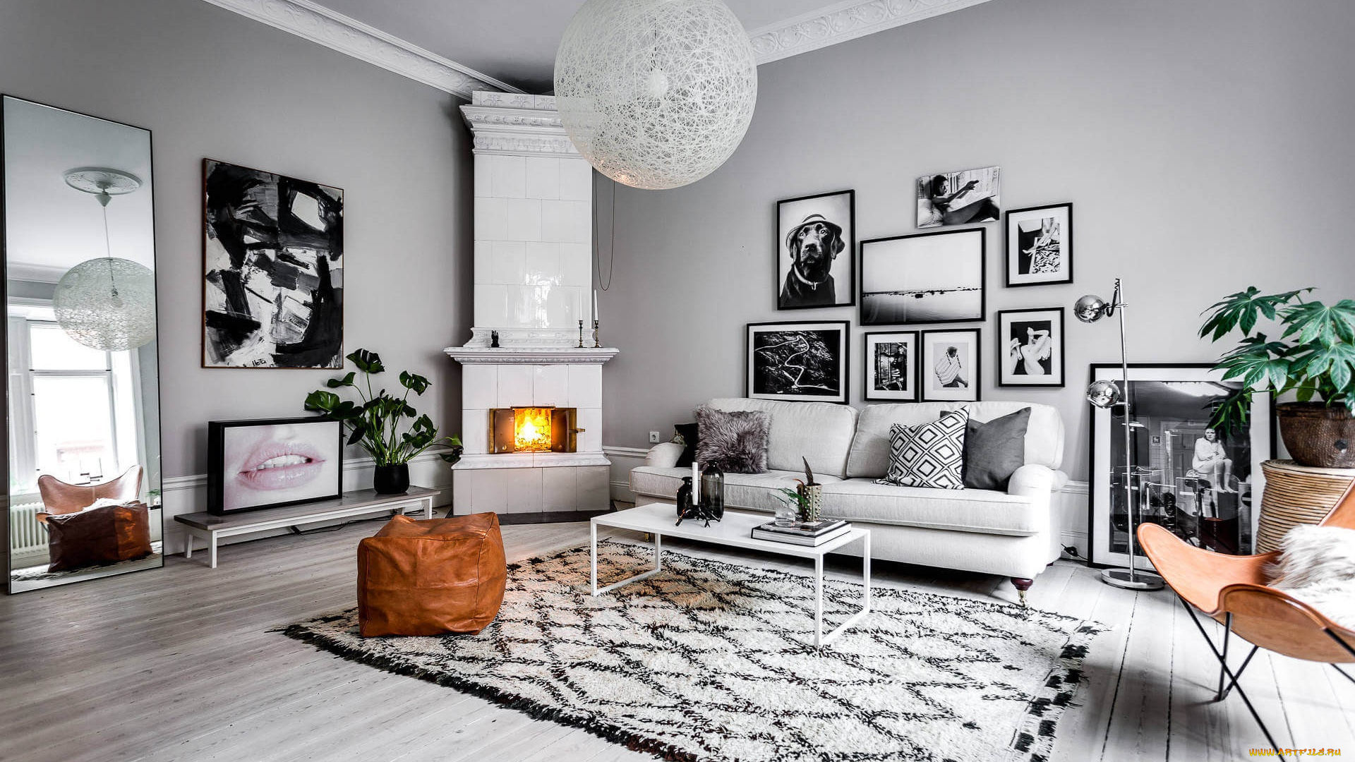 интерьер, камины, дизайн, roslagsgatan, apartment, стиль, гостиная, камин