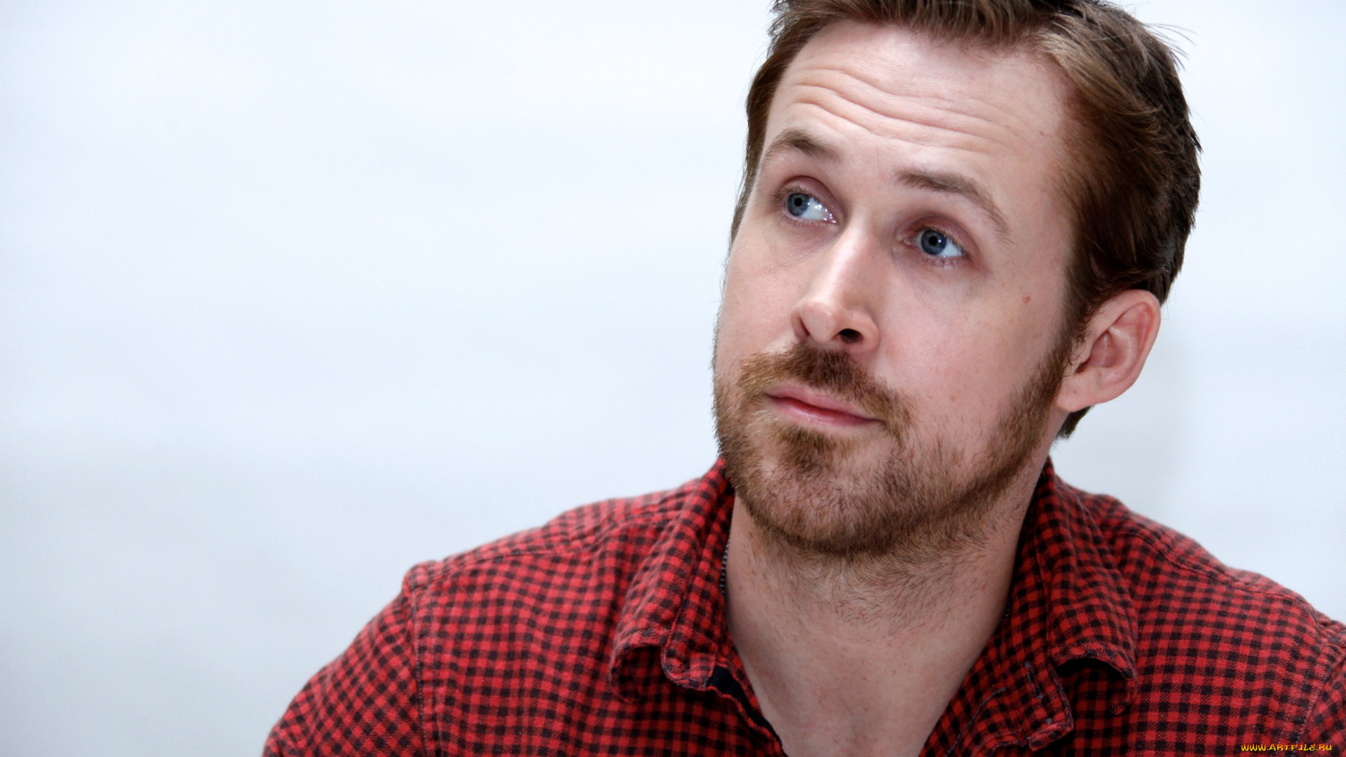 мужчины, ryan, gosling, канадец, актер, ryan, gosling, щетина, рубашка
