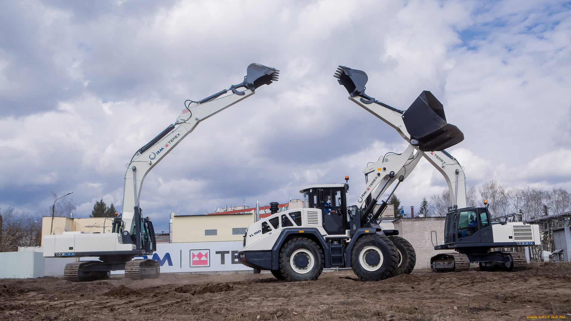 техника, экскаваторы, terex