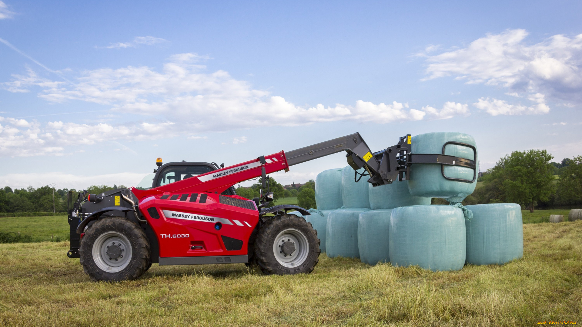 техника, фронтальные, погрузчики, massey