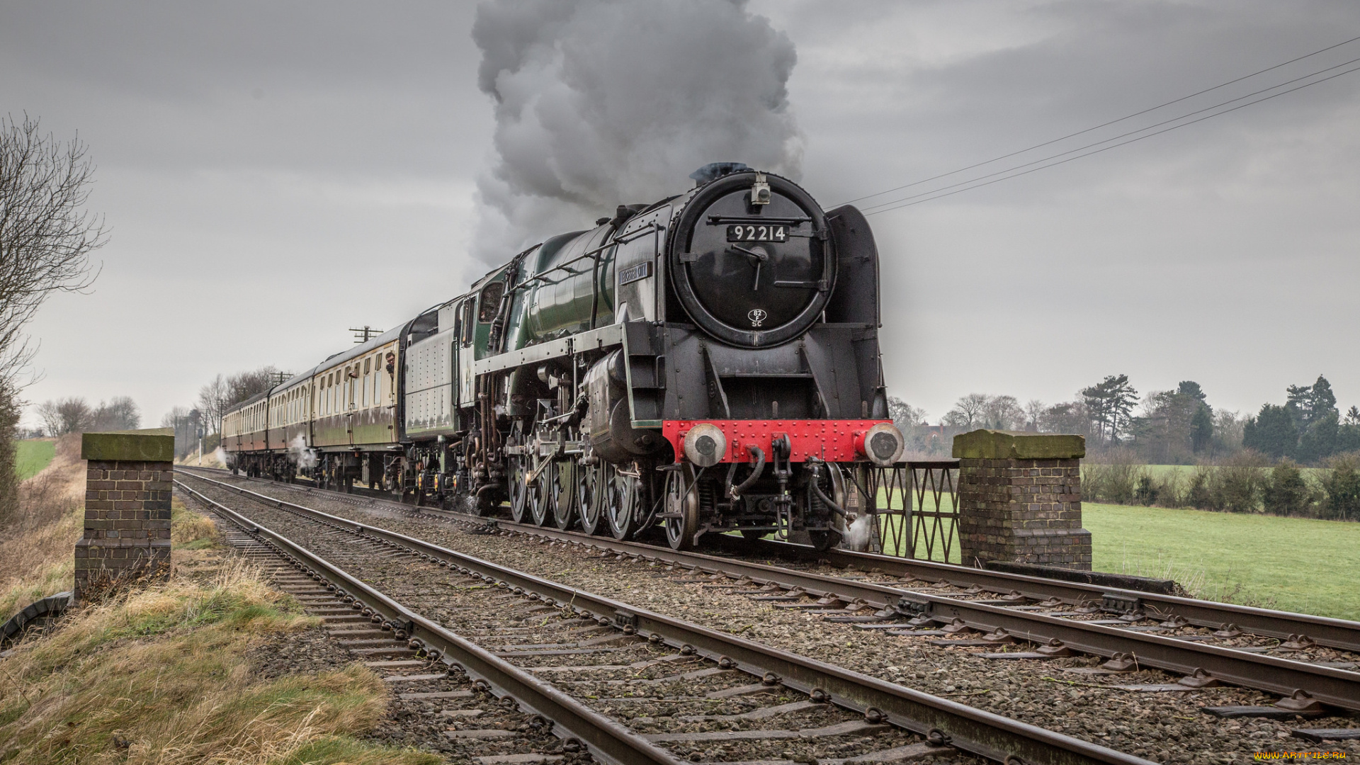 техника, паровозы, состав, локомотив