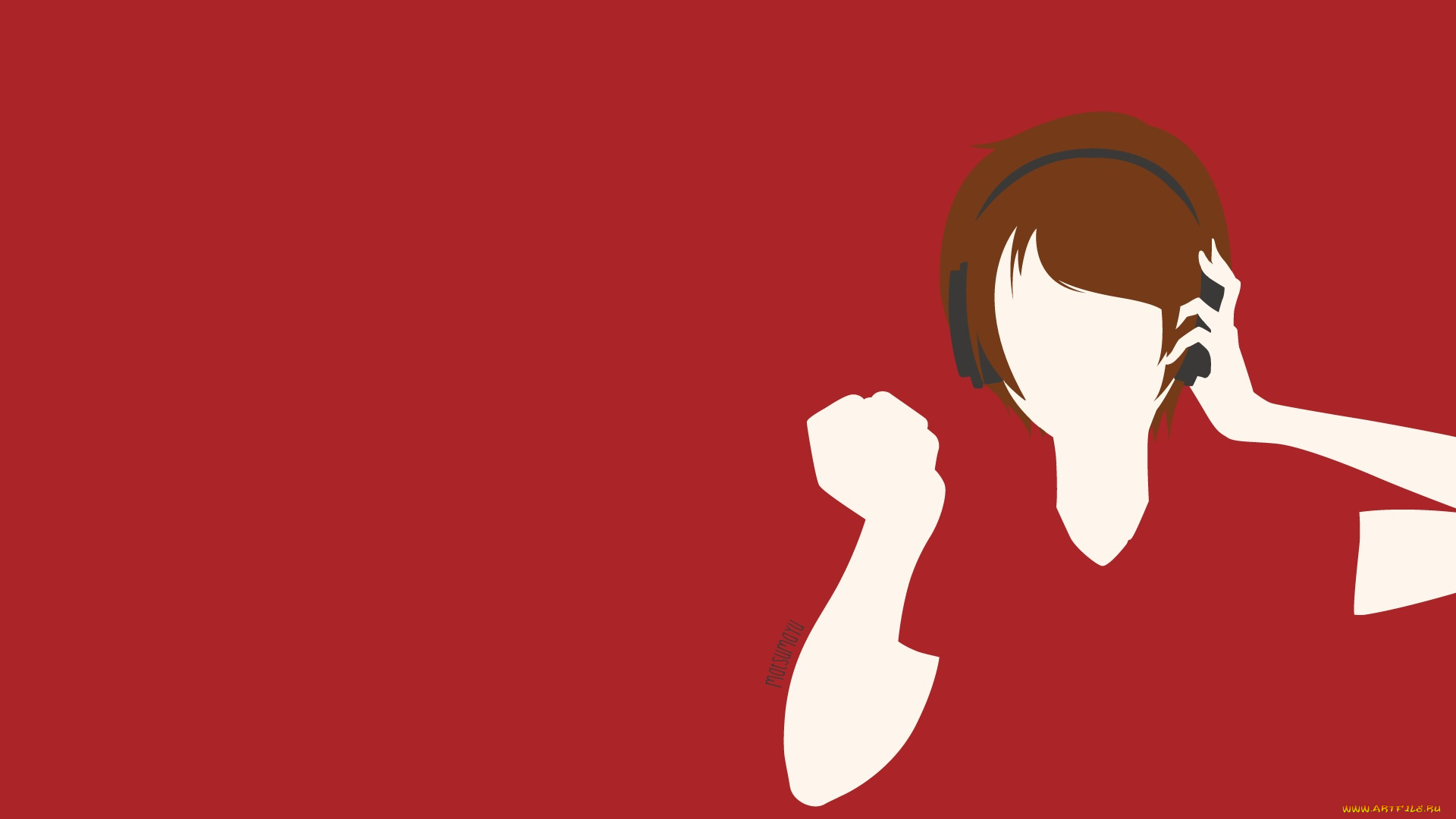 аниме, unknown, , другое, , фон, взгляд, девушка