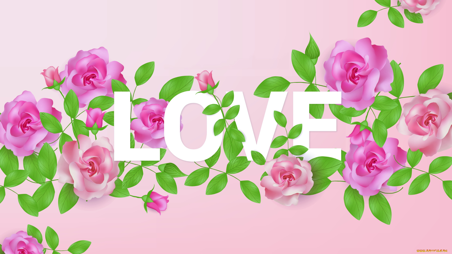 праздничные, день, святого, валентина, , сердечки, , любовь, фон, цветы